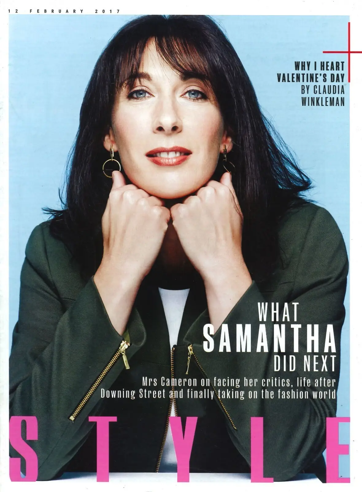 Sunday Times Style Magazine Samantha Cameron, Claudia Winkleman, Fashion 12.2.17 - Free standard UK delivery included | Discount Quality Products