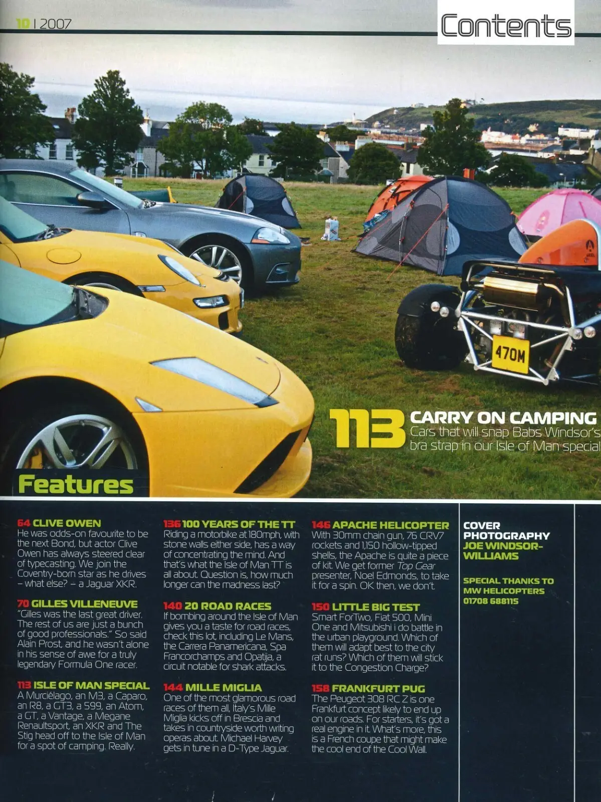 BBC Top Gear Magazine Issue #170, Peugeot 308 RCZ, Jaguar XF, Fiat, Oct 2007 - image 2 | Free standard UK delivery included | Discount Quality Products