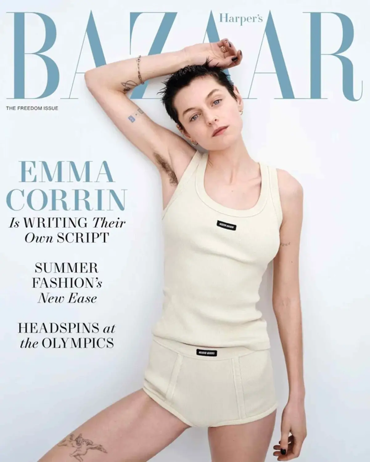 Harper's Bazaar USA Magazine: Emma Corrin, Rhiannon Giddens, June/July 2024