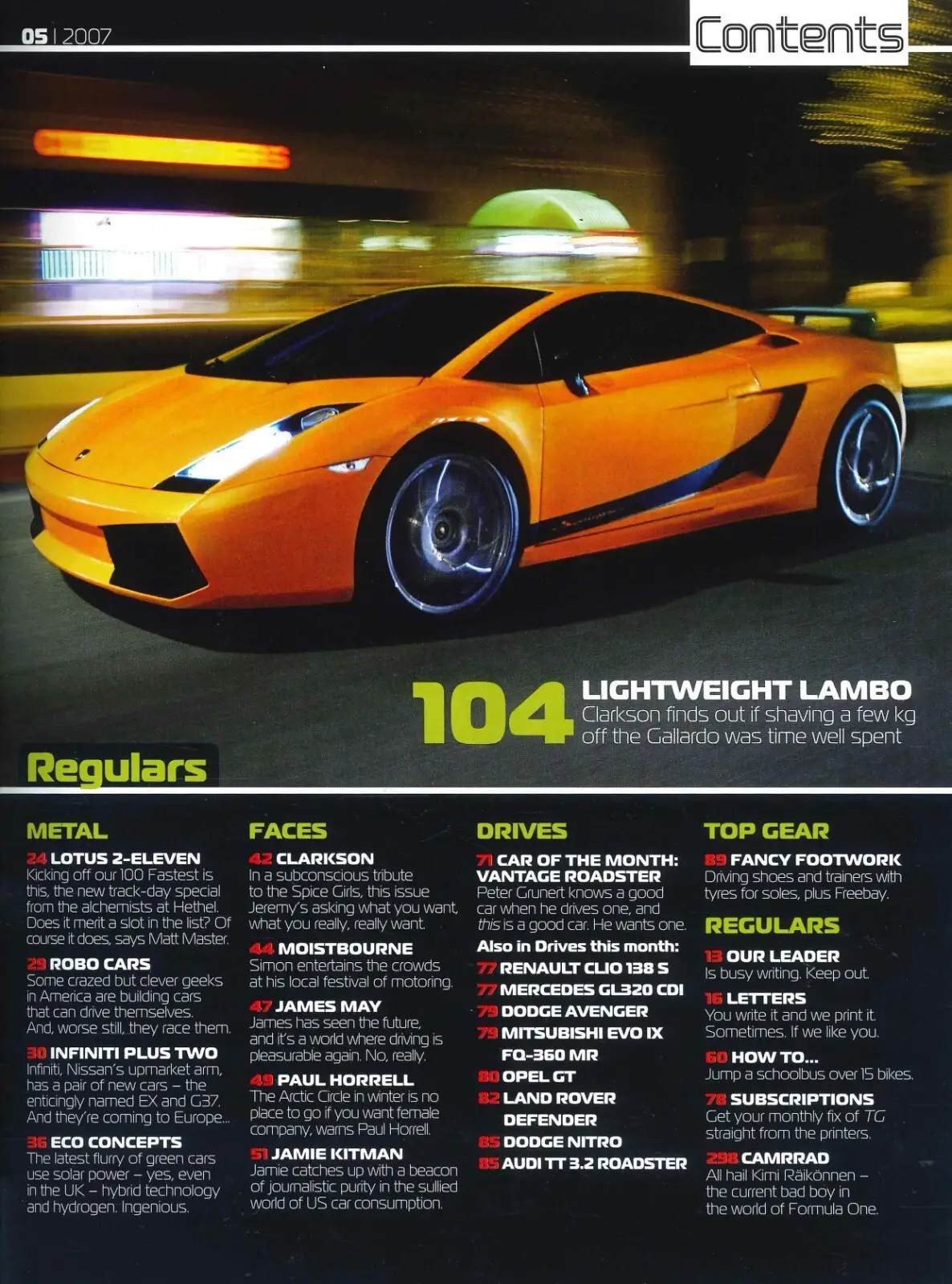 BBC Top Gear Magazine Issue #165, Lambo Gallardo, KTM X-Bow, Porsche, May 2007 - image 3 | Free standard UK delivery included | Discount Quality Products