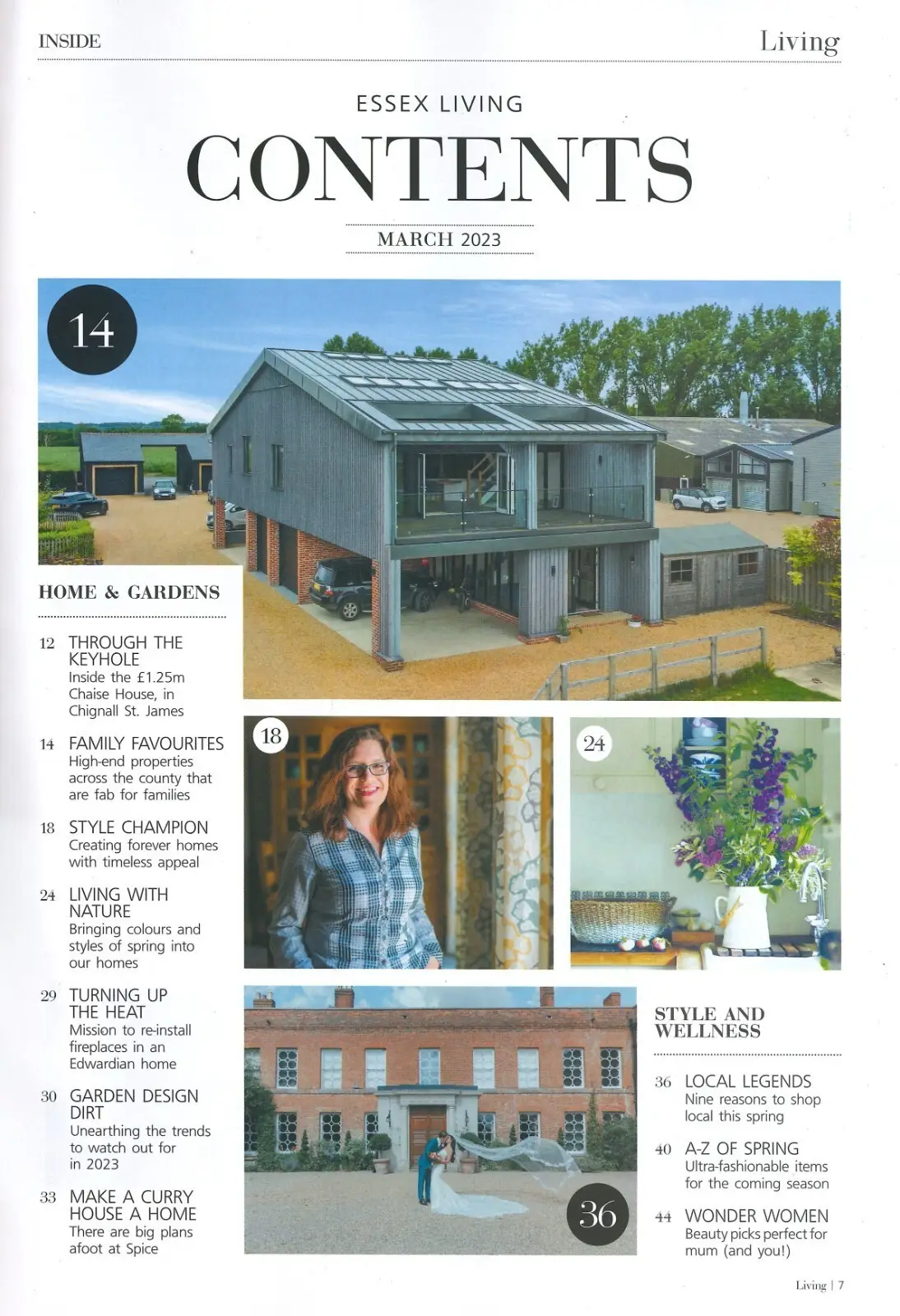 Essex Living Magazine Home, Garden, Arts, Nisha Katona, Mother's Day, March 2023 - image 2 | Free standard UK delivery included | Discount Quality Products