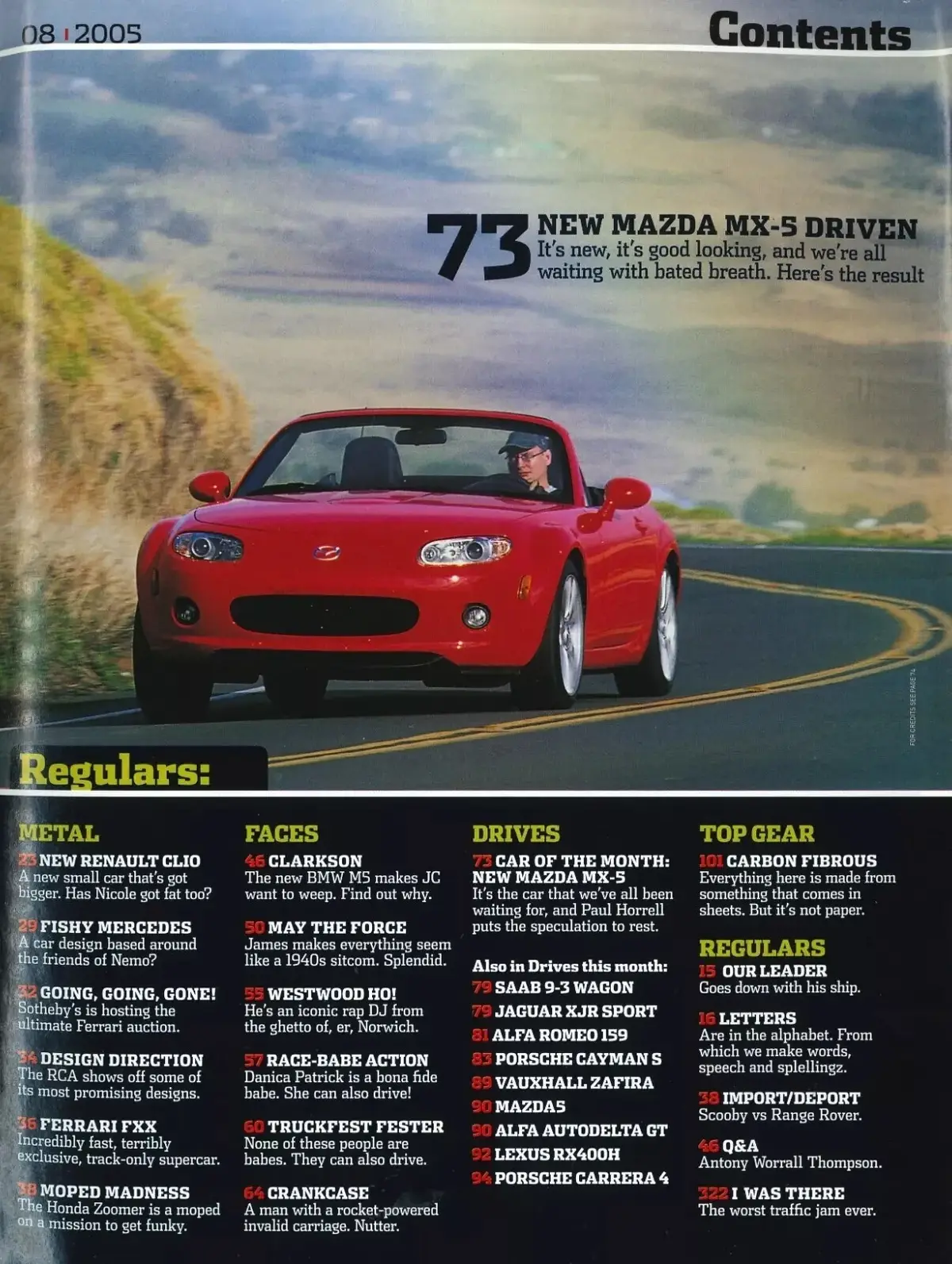 BBC Top Gear Magazine: Issue #143, Porsche Cayman, Mazda MX-5, Alfa, Aug 2005 - image 3 | Free standard UK delivery included | Discount Quality Products