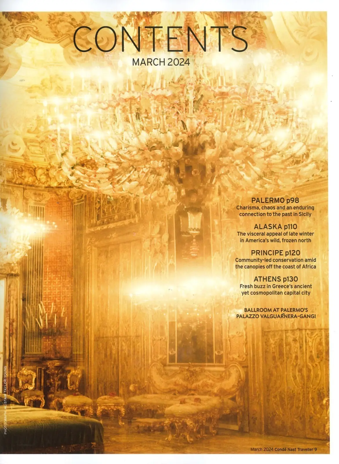 Conde Nast Traveller Magazine: African Safari, Palermo, Australia, March 2024 - image 2 | Free standard UK delivery included | Discount Quality Products