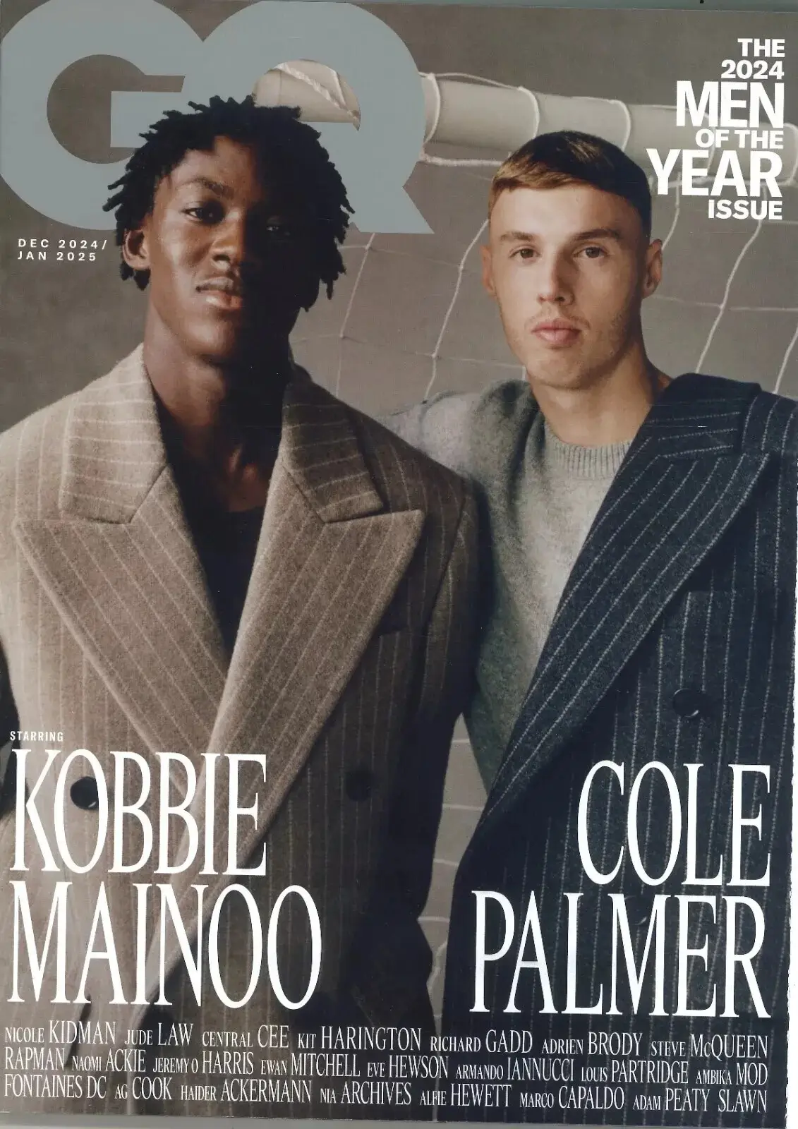 GQ Magazine: Kobbie Mainoo, Cole Palmer, Nicole Kidman, Dec 2024 / Jan 2025