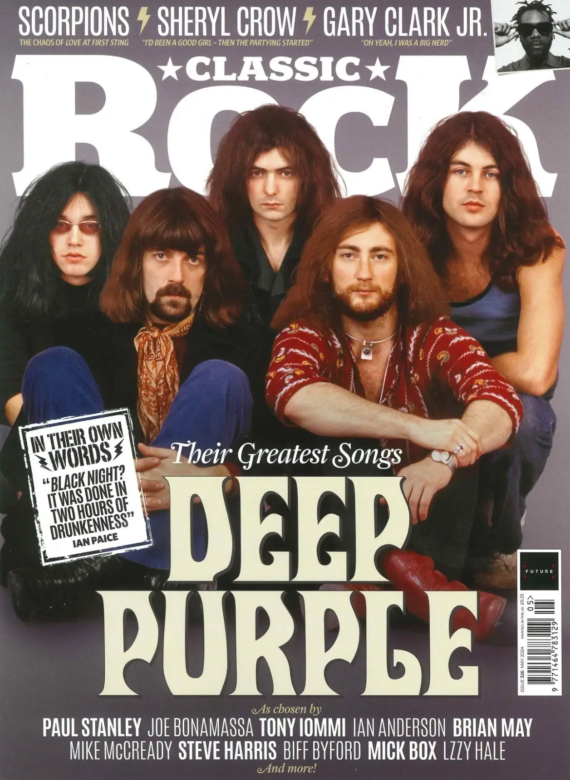 Classic Rock Magazine: Deep Purple, Sheryl Crow, Gary Clark Jr. Music, May 2024