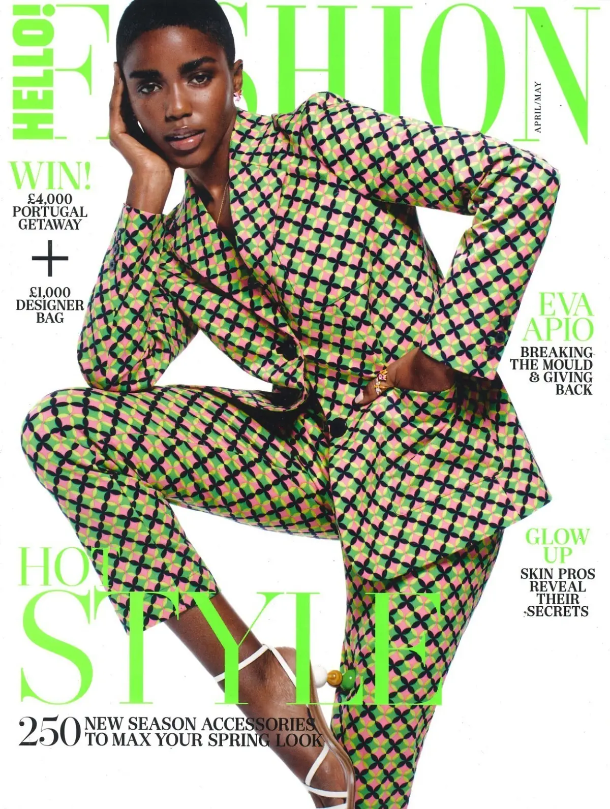 HELLO! Fashion Magazine, Eva Apio, Haley Bennet, Ellie Goldstein, April/May 2023