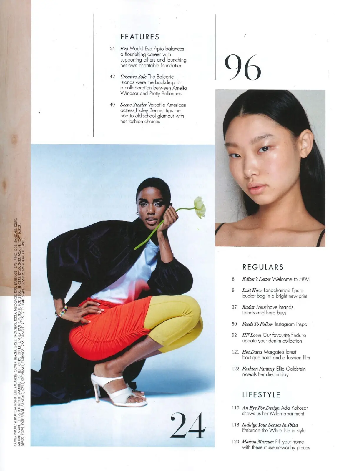 HELLO! Fashion Magazine, Eva Apio, Haley Bennet, Ellie Goldstein, April/May 2023 - image 3 | Free standard UK delivery included | Discount Quality Products