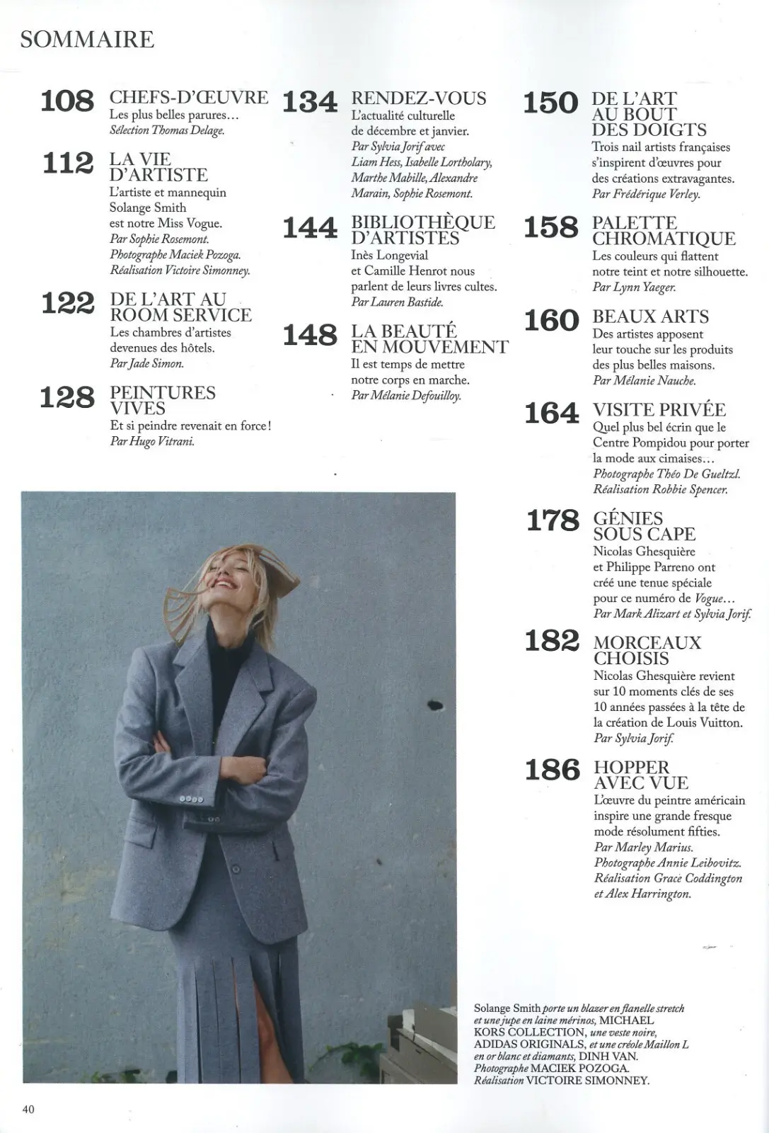 Vogue France Magazine French Language, Gigi Hadid, Solange Smith, Dec/Jan 2024 - image 3 | Free standard UK delivery included | Discount Quality Products