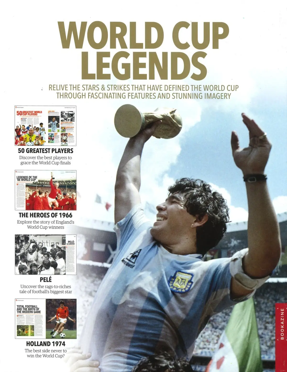 World Cup Legends Magazine, Football, Soccer, Maradona, Pelé, Ronaldo, Qatar - image 4 | Free standard UK delivery included | Discount Quality Products