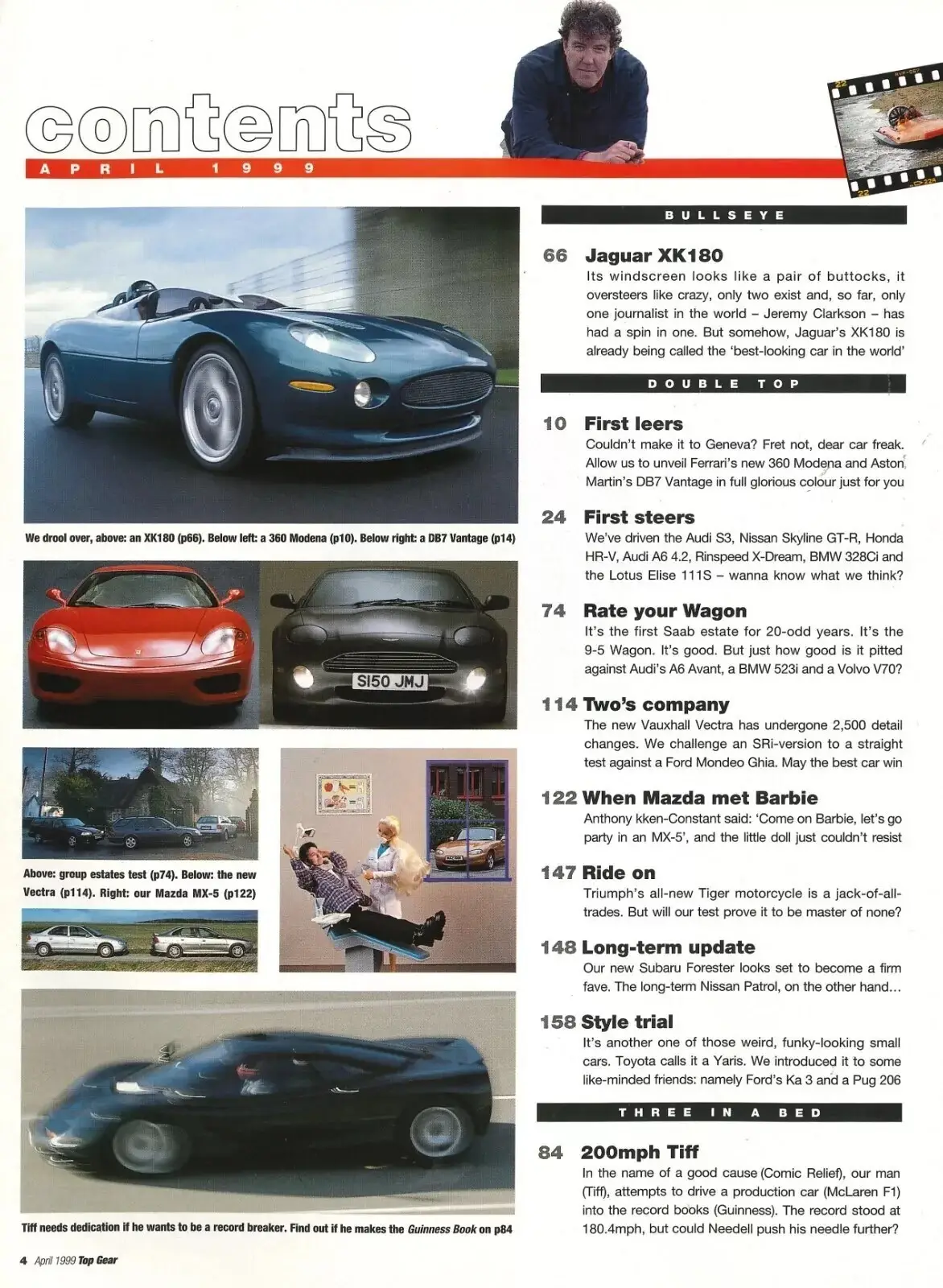 BBC Top Gear Magazine Issue #67, Jaguar XK180, Ferrari Aston Martin, April 1999 - image 2 | Free standard UK delivery included | Discount Quality Products