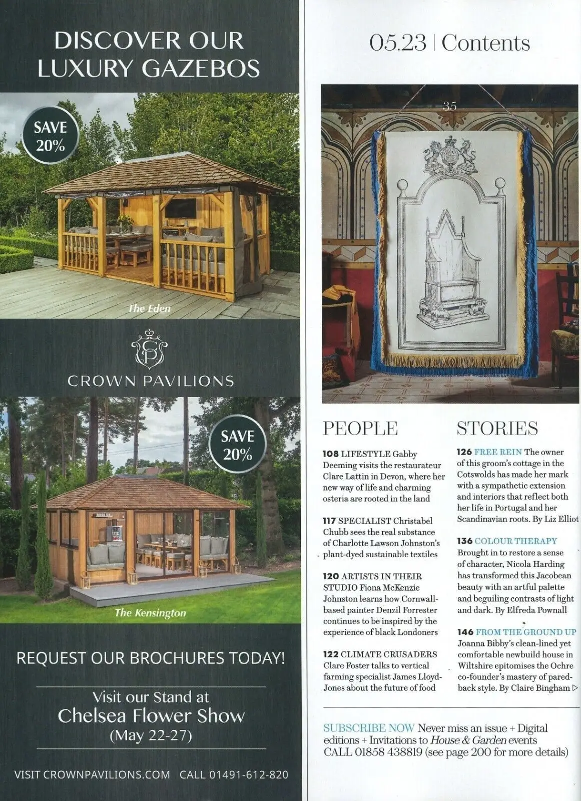 House & Garden Magazine, Home Décor, Kings Coronation, Travel Guide, May 2023 - image 3 | Free standard UK delivery included | Discount Quality Products