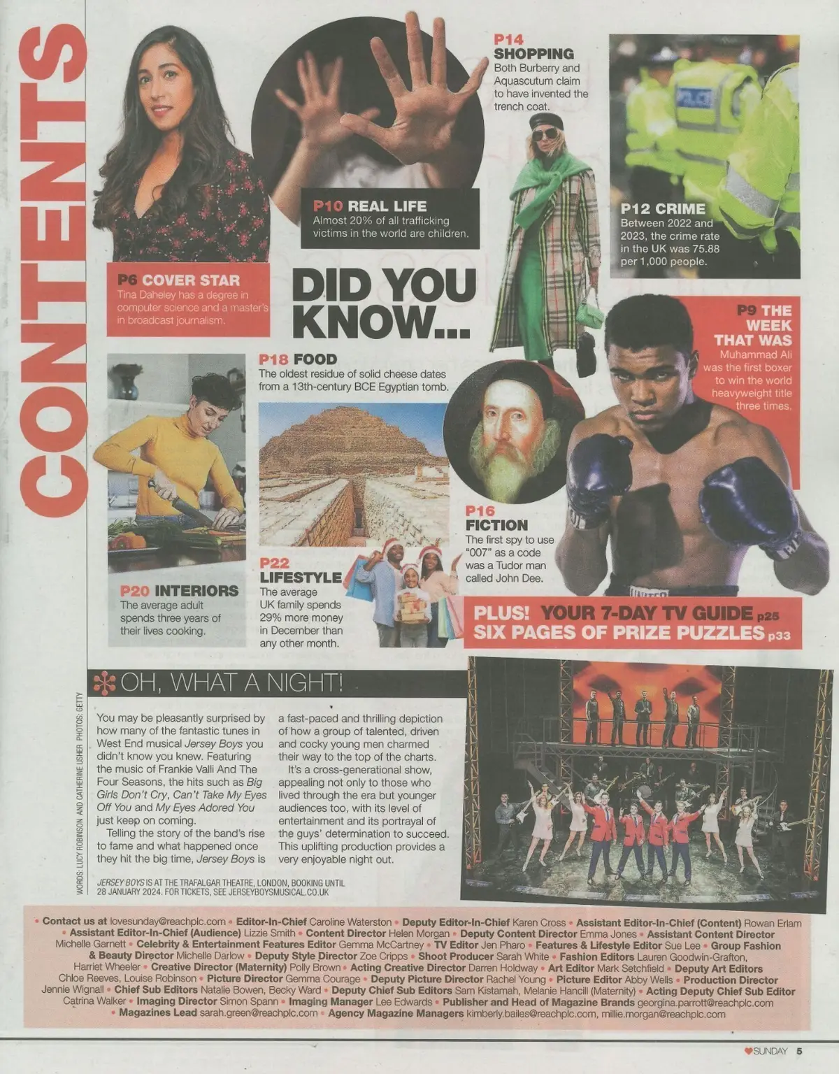 Love Sunday Magazine, Tina Daheley, Muhammad Ali, Food, Lifestyle, Crime 10.9.23 - image 2 | Free standard UK delivery included | Discount Quality Products