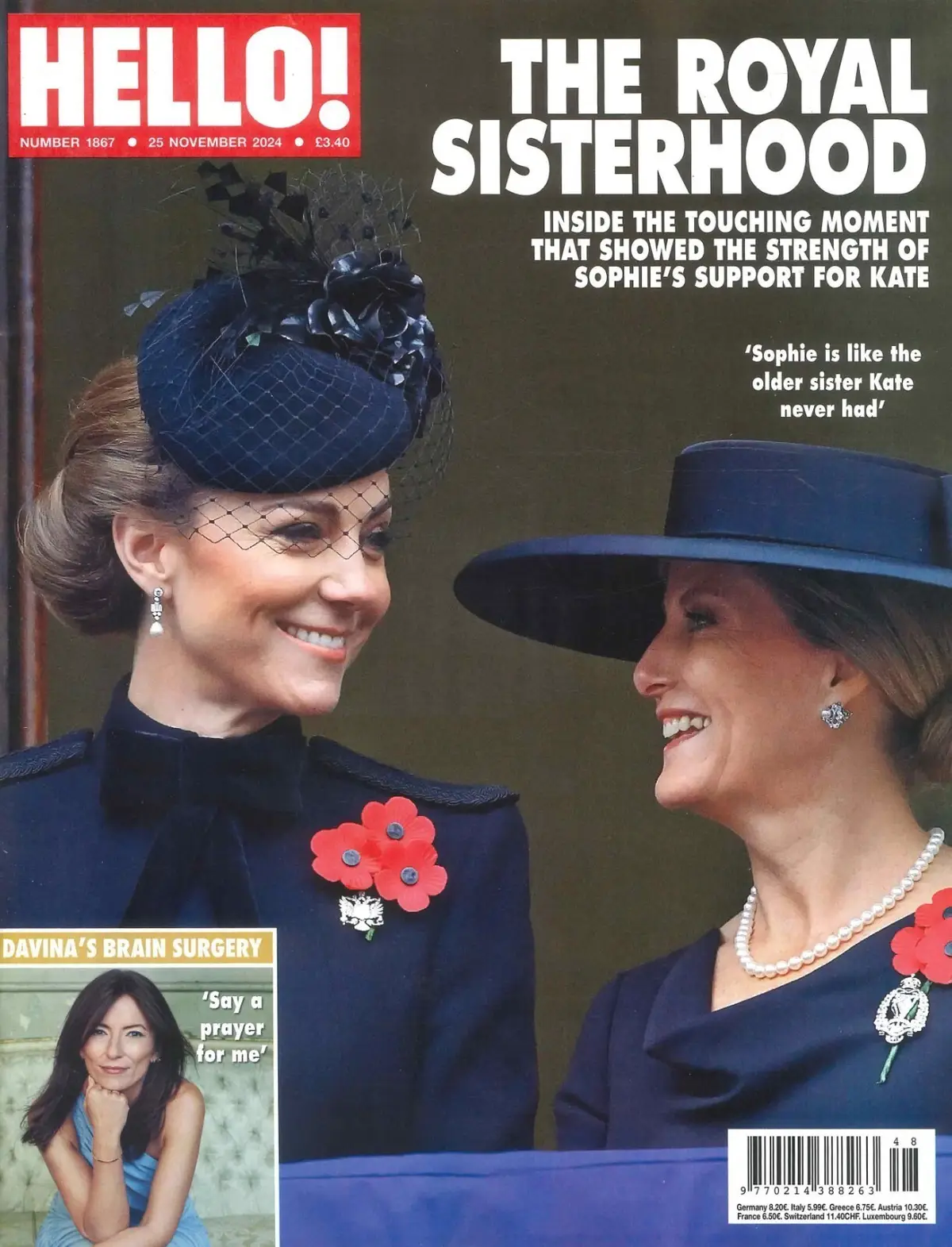 HELLO! Magazine: Princess Kate, Duchess of Edinburgh, Ariana Grande, 25.11.24