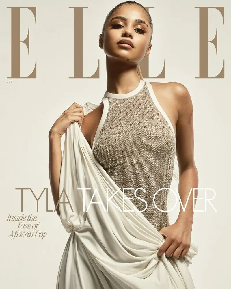 Elle USA Magazine Tyla, African Pop, Ketanji Brown, Olagundoye, Fashion Oct 2024
