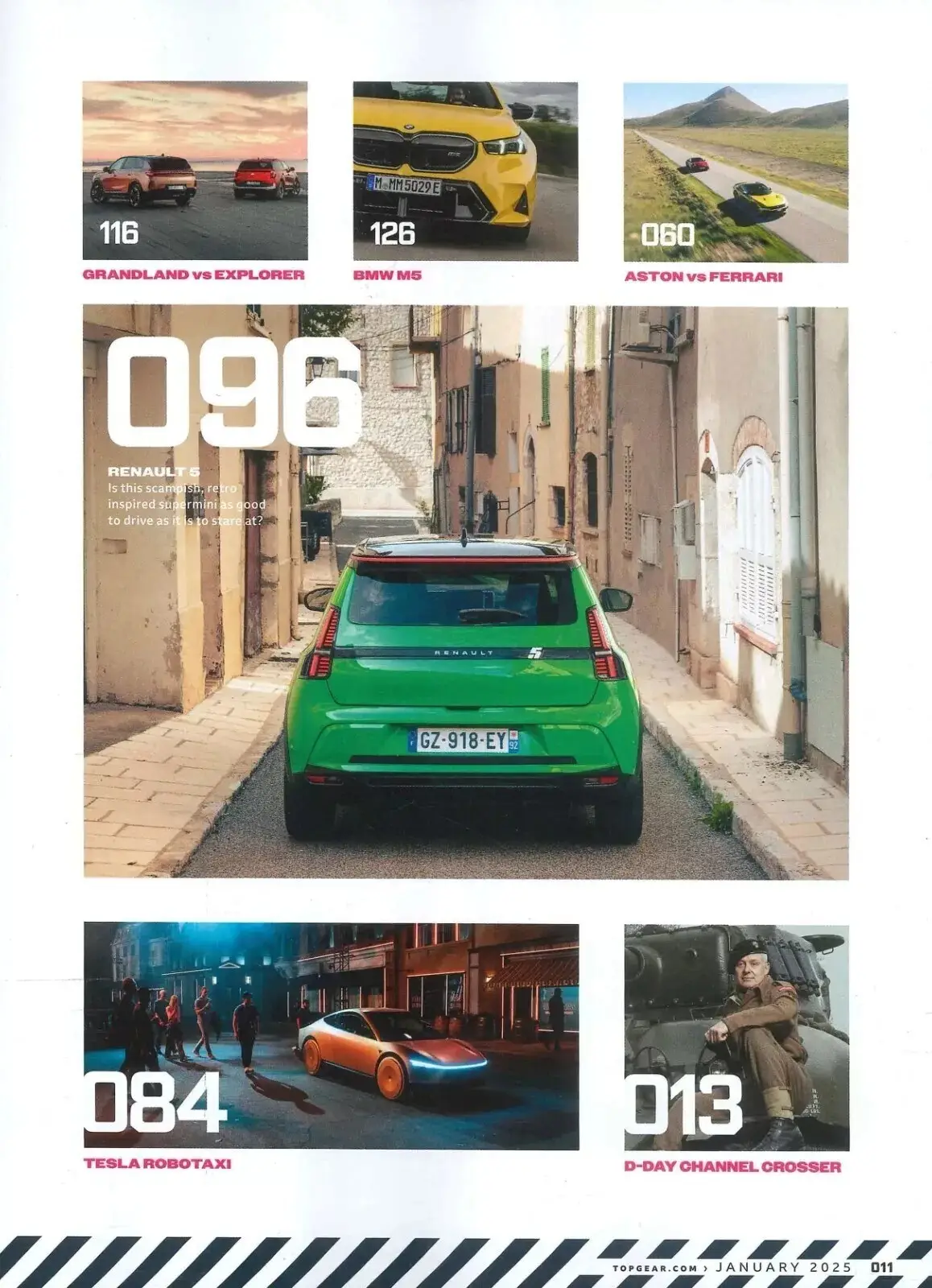 BBC Top Gear Magazine: #391, Awards Issue, BMW M5, Aston vs Ferrari, Jan 2025 - image 3 | Free standard UK delivery included | Discount Quality Products