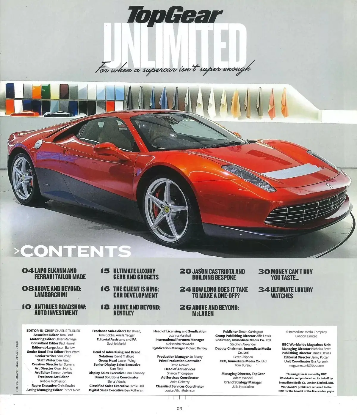 BBC Top Gear Magazine Supplement: Unlimited, Veyron, McLaren, Corvette, Lambo - image 2 | Free standard UK delivery included | Discount Quality Products