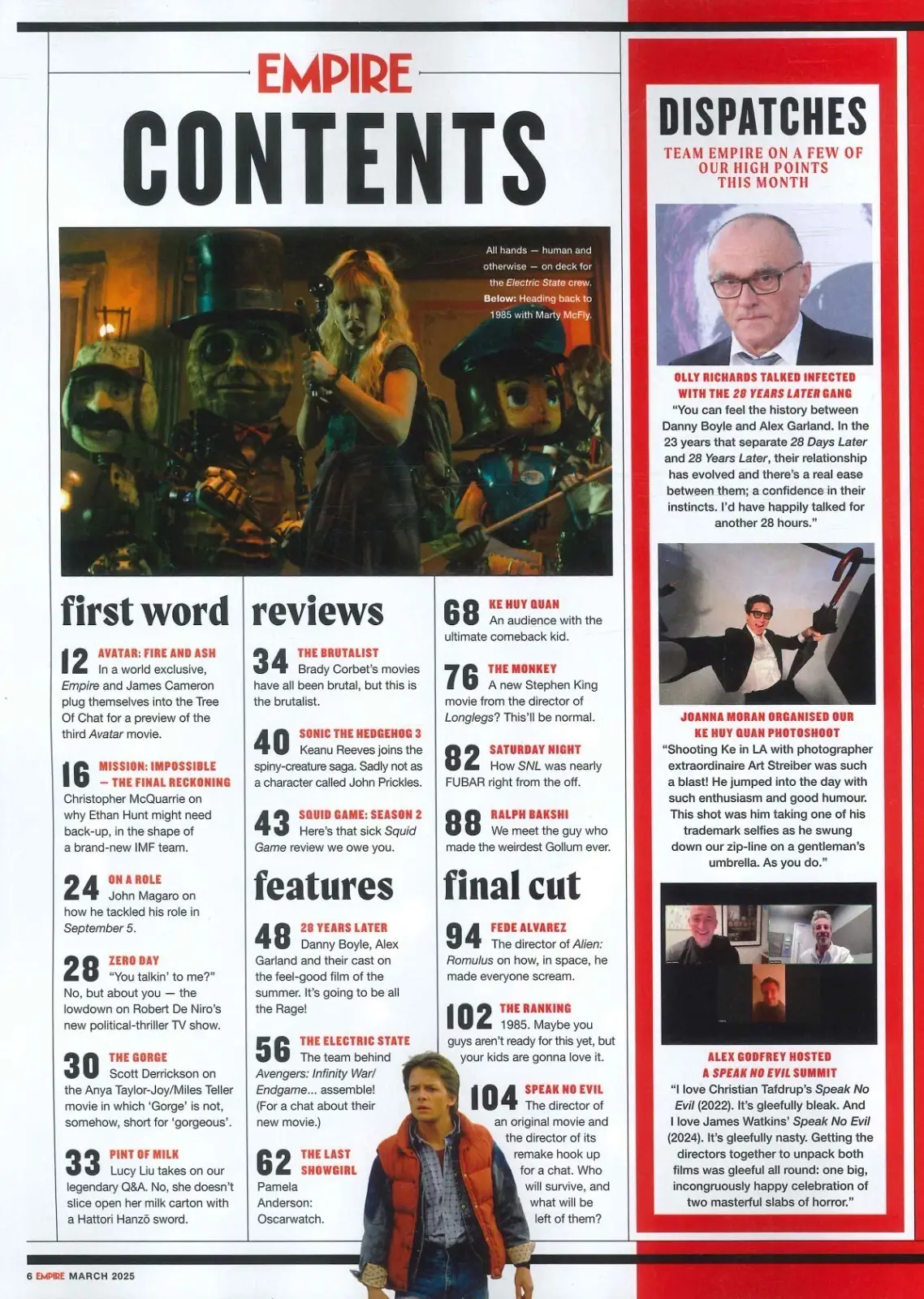 Empire Magazine: 28 Years Later, Danny Boyle, James Cameron, Films, March 2025 - image 2 | Free standard UK delivery included | Discount Quality Products