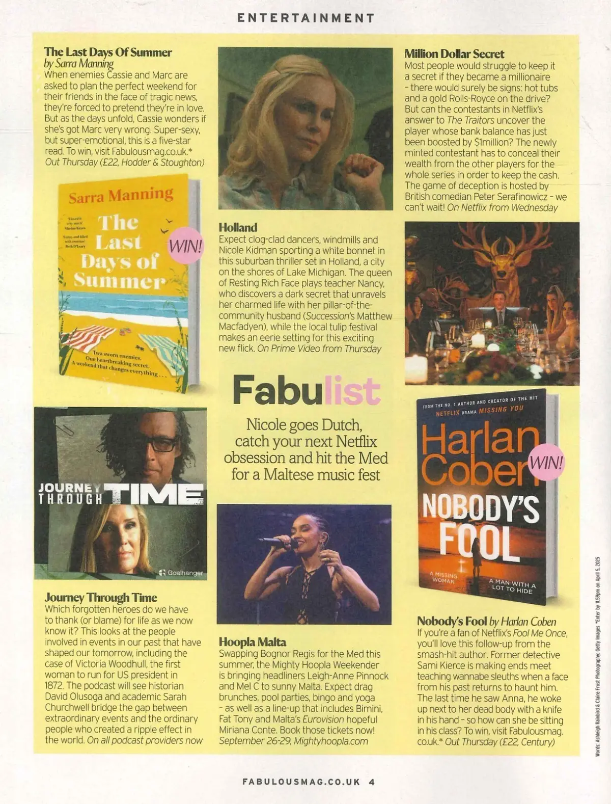 Fabulous Magazine: Tasha Ghouri, Marisha Wallace, Paula Radcliffe, Style 23.3.25 - image 3 | Free standard UK delivery included | Discount Quality Products