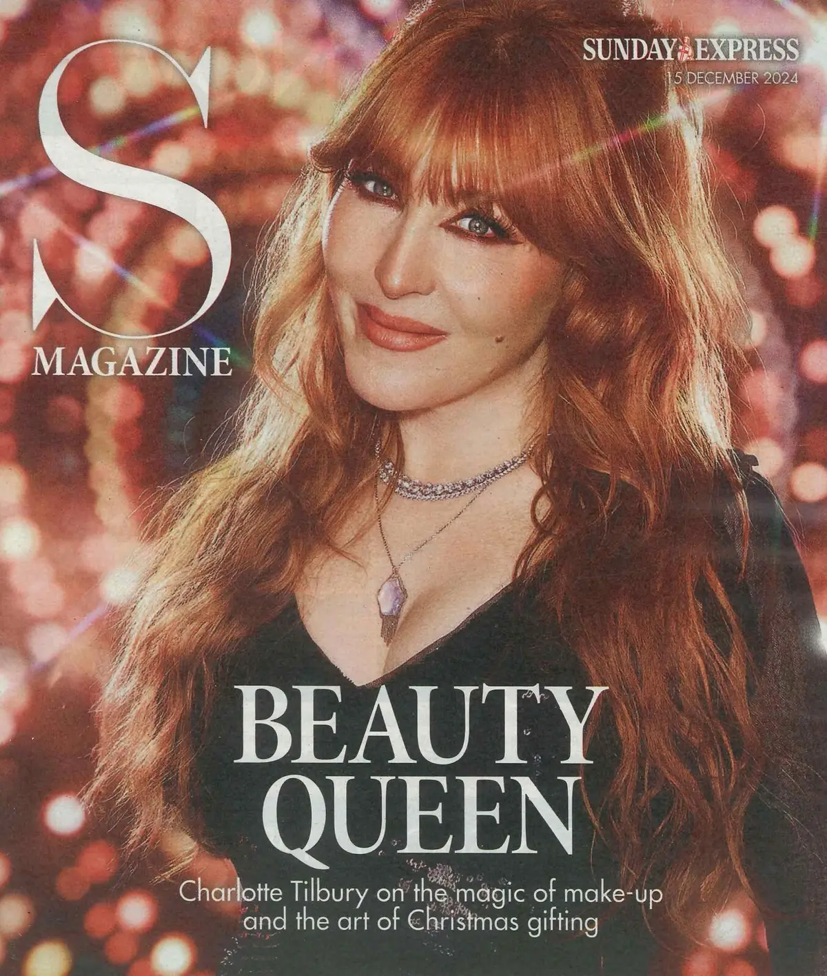 Sunday Express Magazine: Charlotte Tilbury, Tamzin Outhwaite, Xmas, 15.12.24