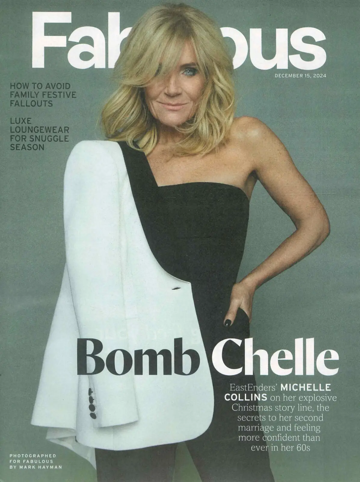 Fabulous Magazine: Michelle Collins, Bill Bailey, Andrea Sirieix, Xmas, 15.12.24