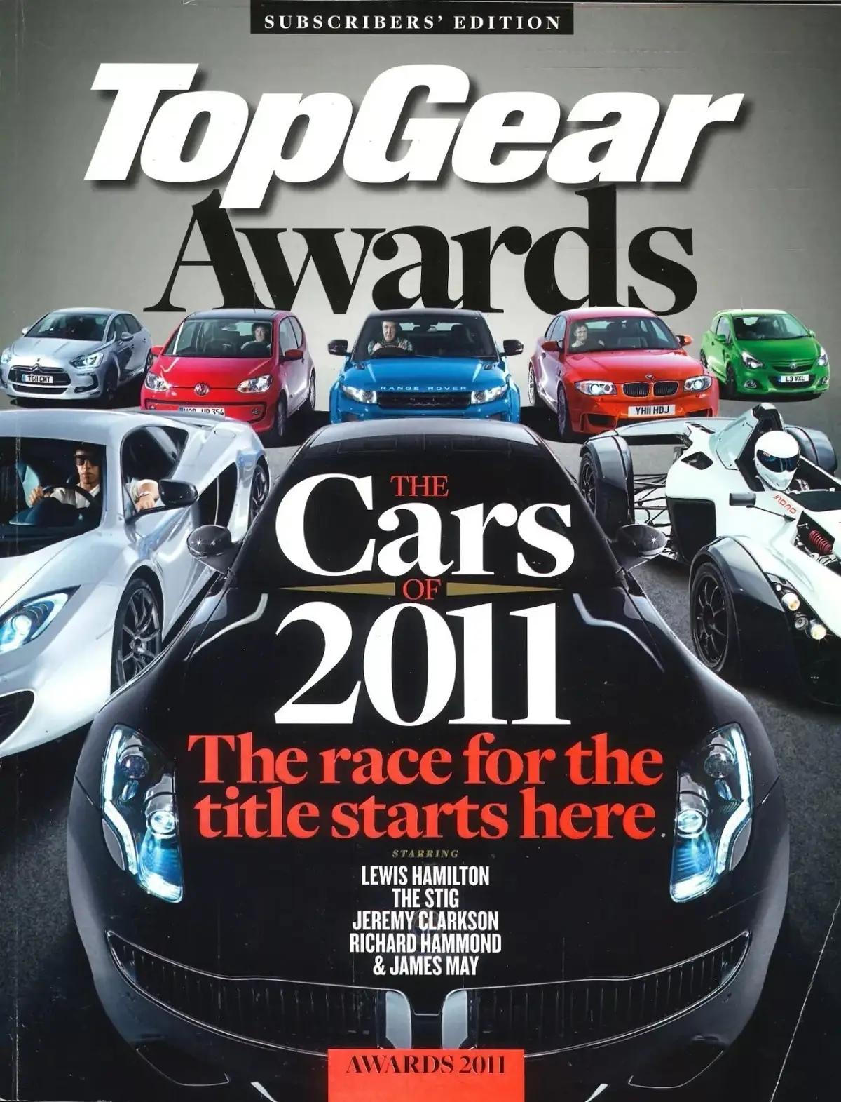 BBC Top Gear Magazine: Issue #225, Lewis Hamilton, Ferrari FF, VXR, Awards 2011