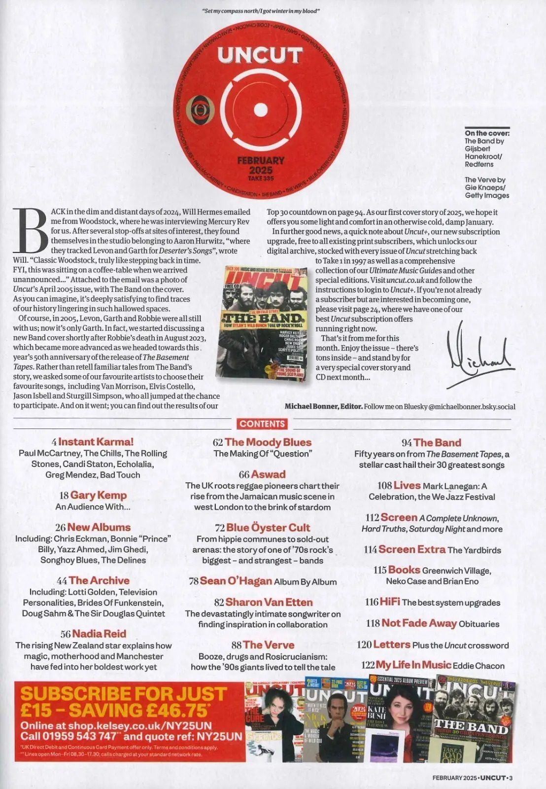 Uncut Magazine Free CD, The Band, Paul McCartney, Keith Richards, Verve Feb 2025 - image 2 | Free standard UK delivery included | Discount Quality Products