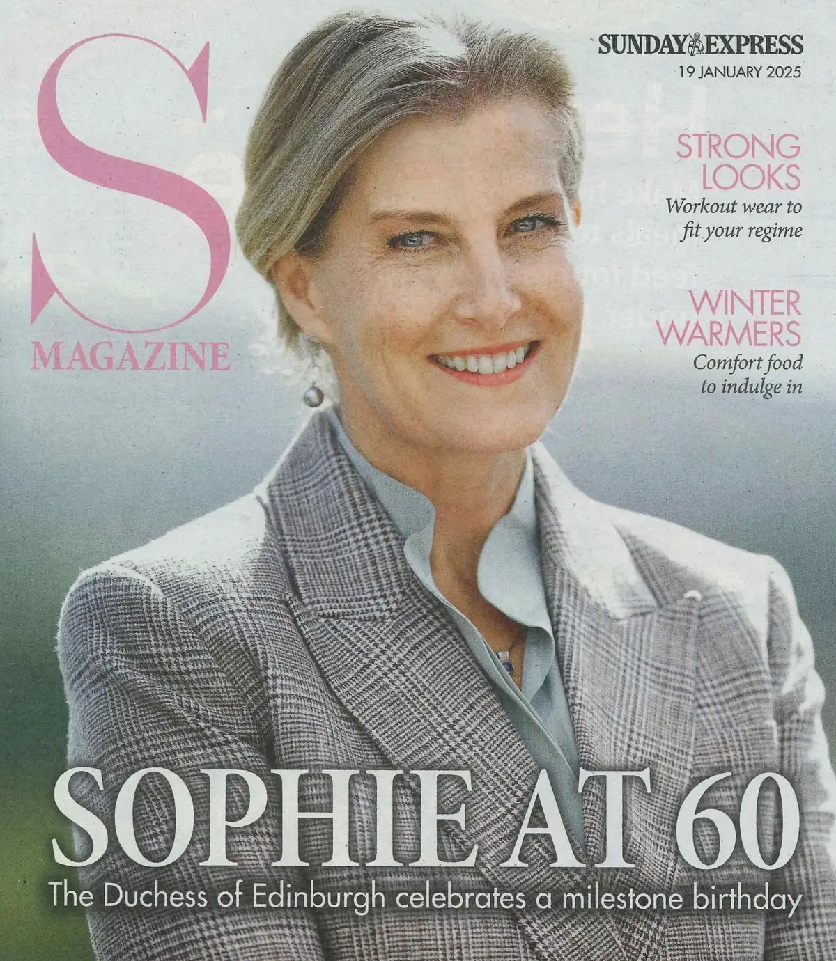 Sunday Express Magazine: Sophie Duchess of Edinburgh's 60th Birthday, 19.1.25