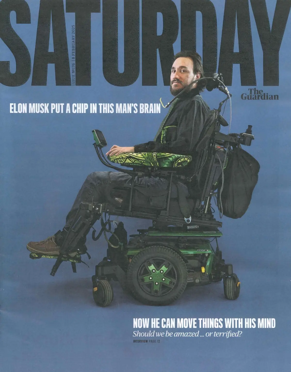 Guardian Saturday Magazine: Elon Musk Brain Chip, Jared Harris, Matt Goss 8.2.25