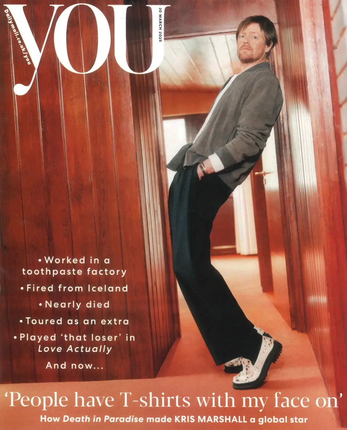You Magazine: Kris Marshall, Francis Rossi, Maggie O'Farrell, Fashion, 30.3.25 - Free standard UK delivery included | Discount Quality Products