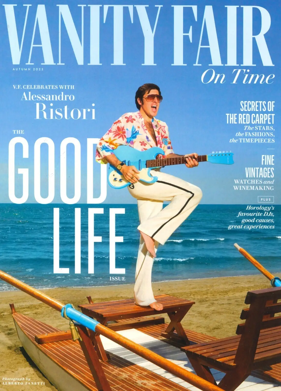 Vanity Fair Magazine On Time Alessandro Ristori, Emma Thynn, Watches Autumn 2023 - Free standard UK delivery included | Discount Quality Products