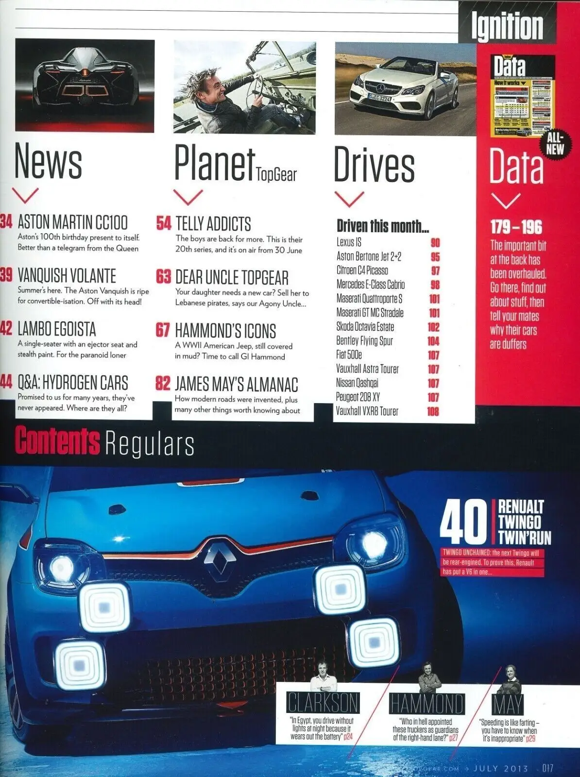 BBC Top Gear Magazine Issue #245, Jaguar C-X75, Aston Martin, Lexus, July 2013 - image 3 | Free standard UK delivery included | Discount Quality Products