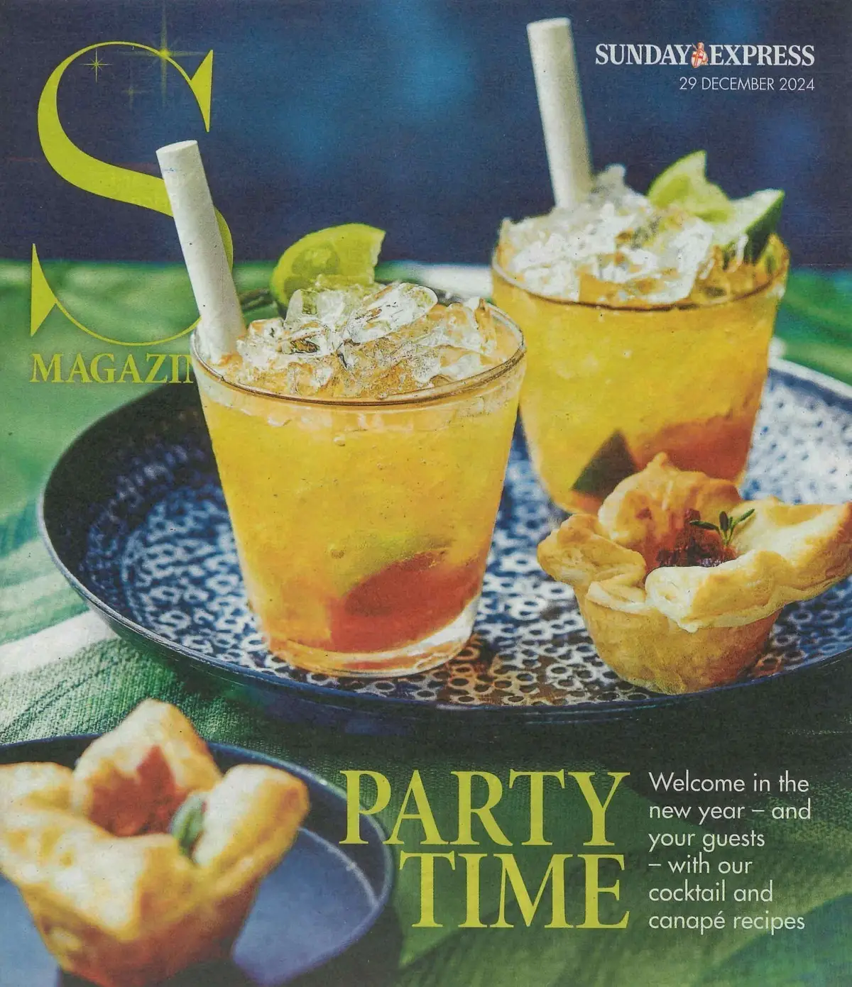 Sunday Express Magazine: Hannah Waddingham, Fleur East, Gary Barlow, 29.12.24