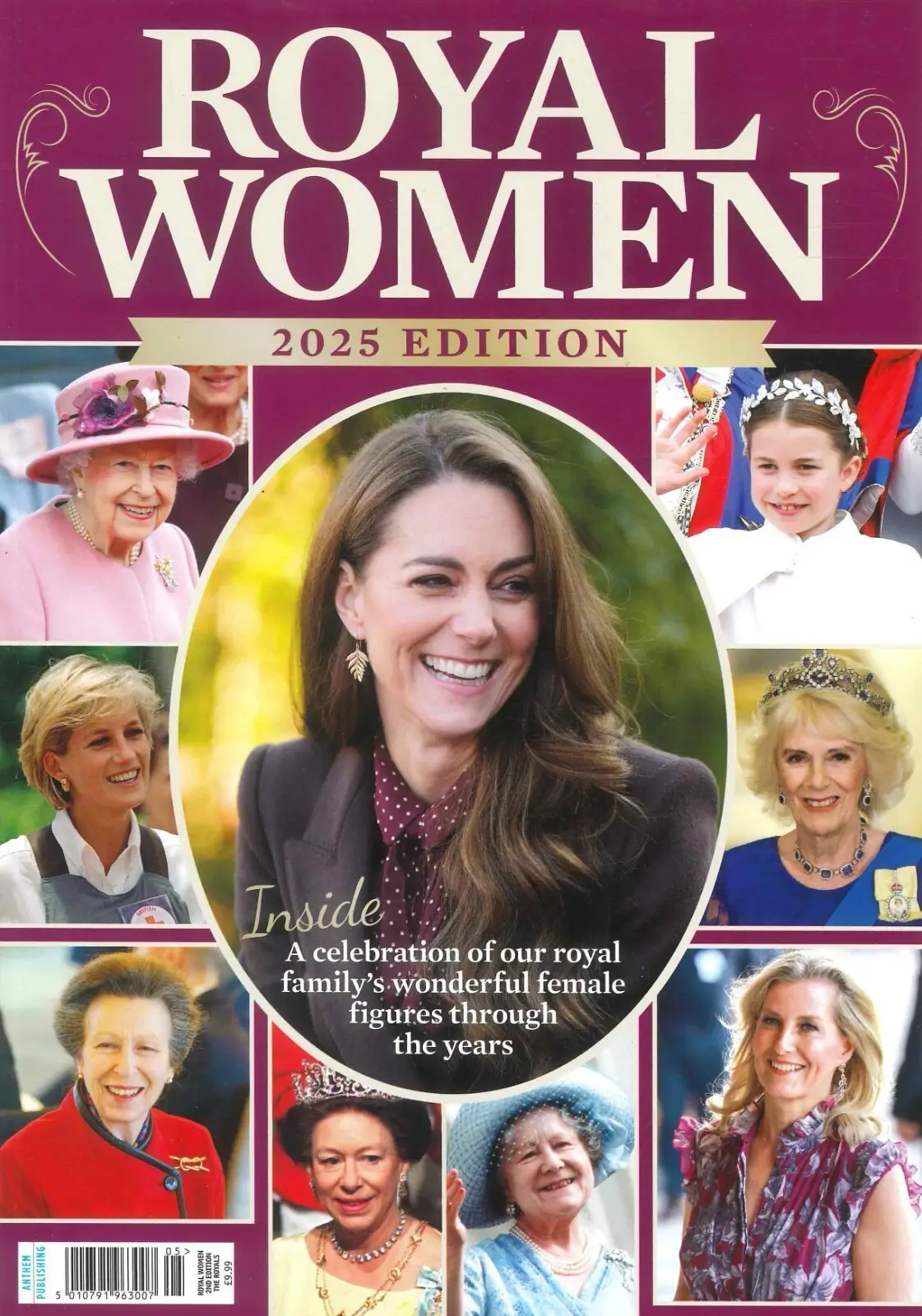 Royal Women Magazine: Princess Kate, Camilla, Queen Elizabeth, Diana, 2025 Ed.
