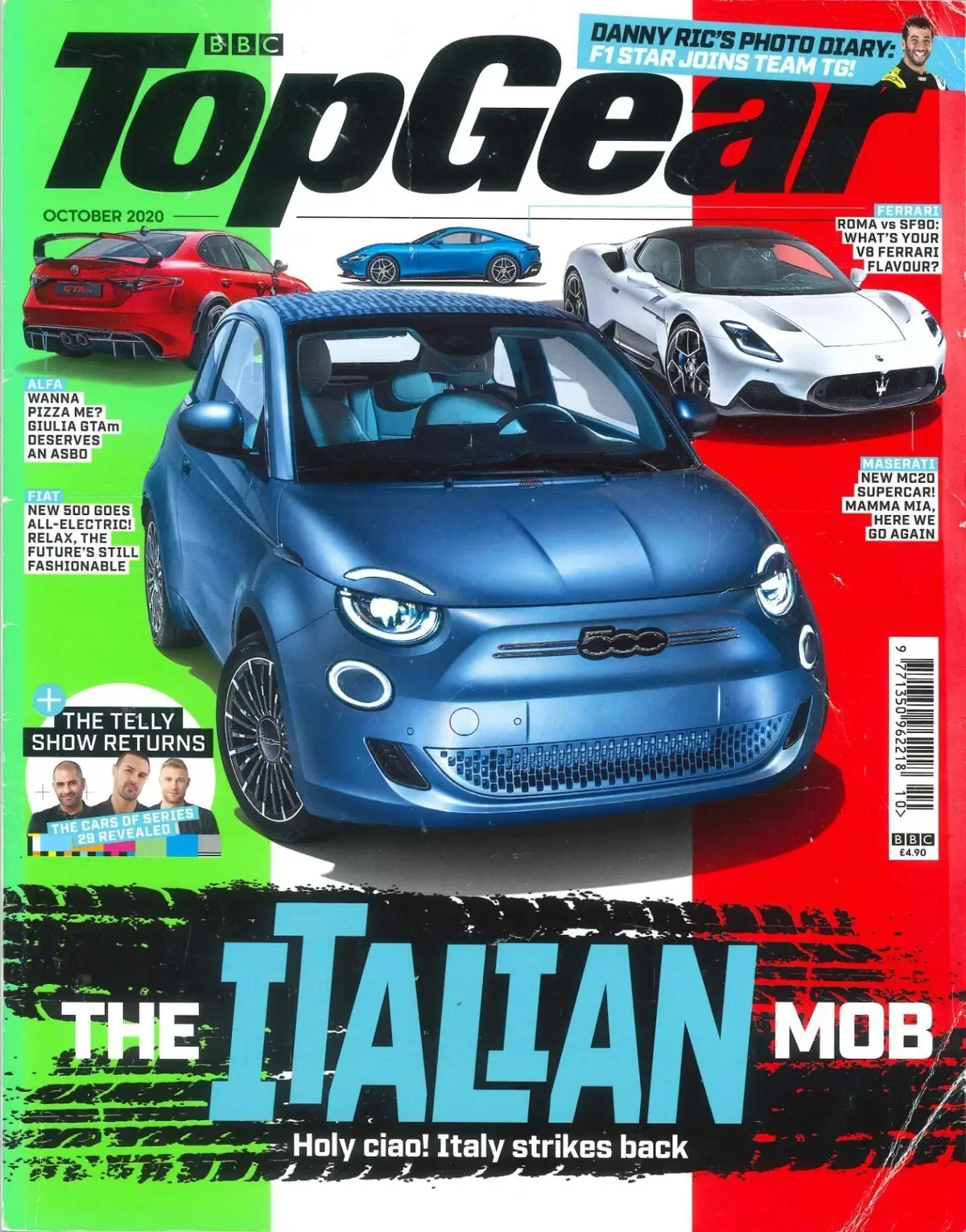 BBC Top Gear Magazine: Issue #339, Maserati, Honda, Oct 2020 (Small Creases)