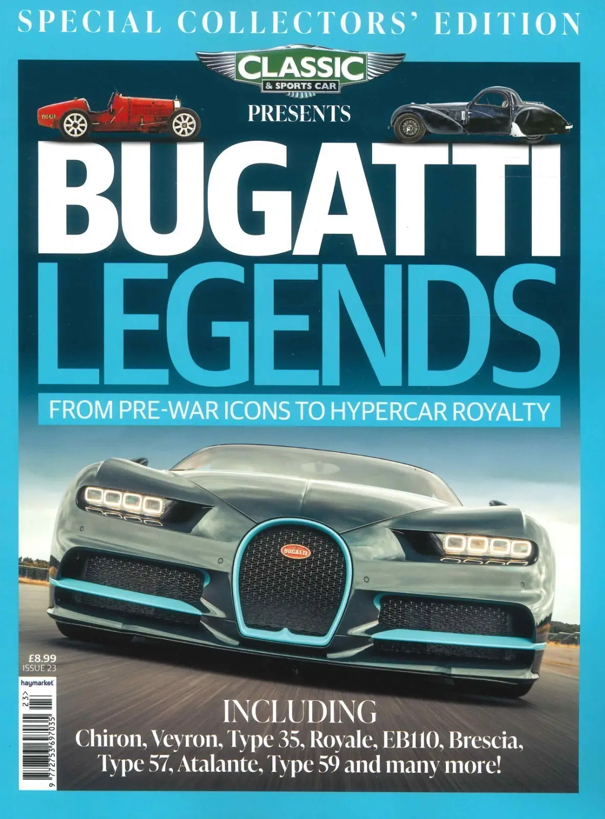 Classic &amp; Sports Car Magazine: Bugatti Legends Special Collectors' Edition 2025