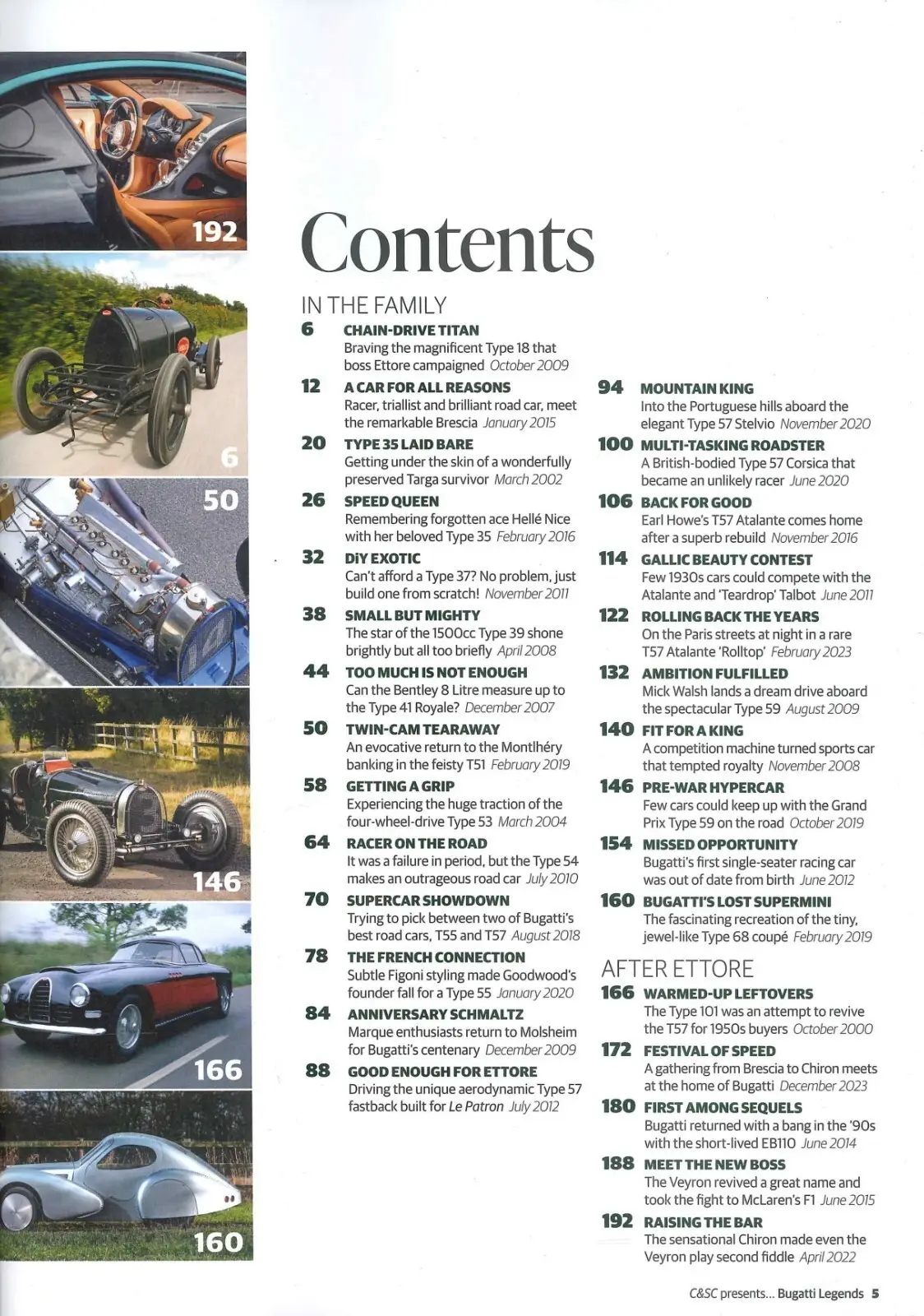 Classic & Sports Car Magazine: Bugatti Legends Special Collectors' Edition 2025 - image 3 | Free standard UK delivery included | Discount Quality Products
