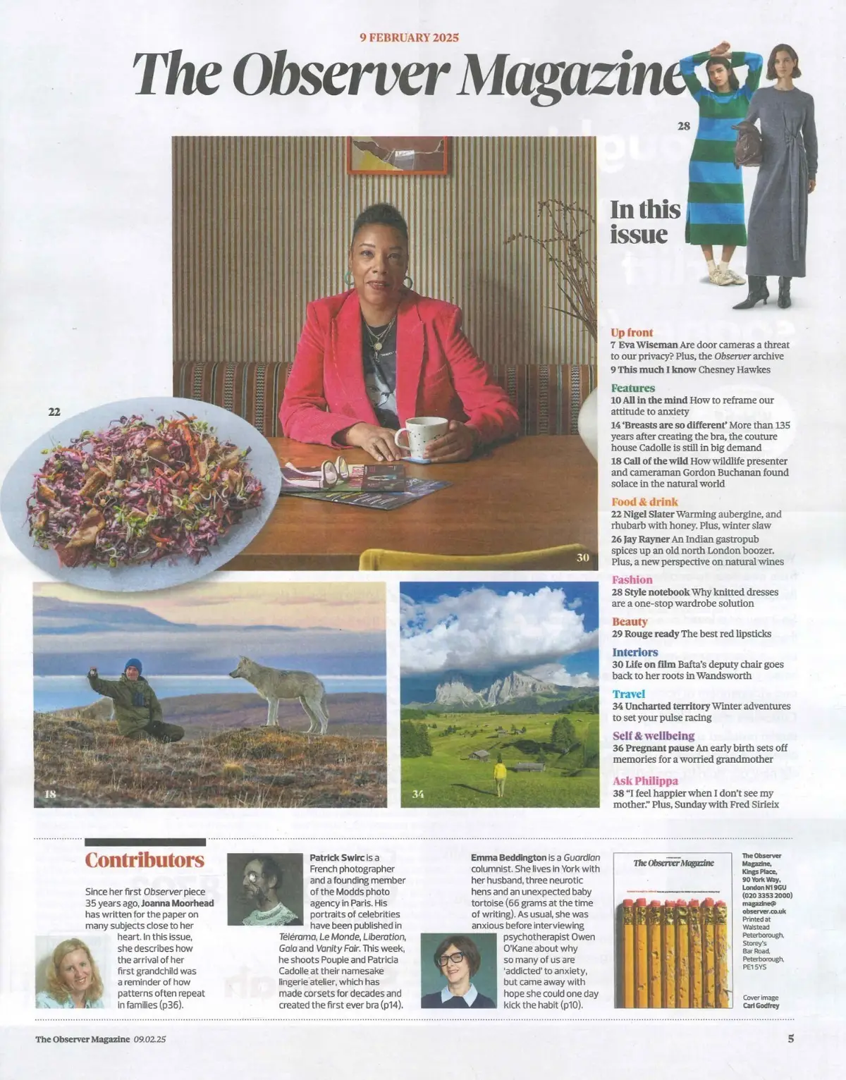 Observer Magazine: Chesney Hawkes, Gordon Buchanan, Fred Sirieix, Fashion 9.2.25 - image 2 | Free standard UK delivery included | Discount Quality Products