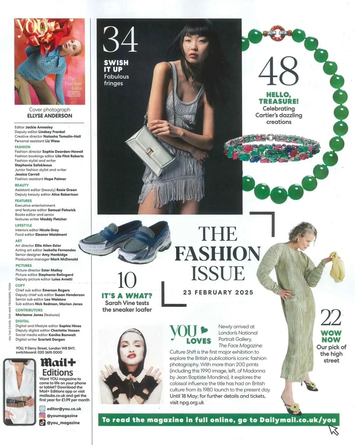 You Magazine: Ella Lily Hyland, Chanel Collection, Fashion Issue, Style, 23.2.25 - image 2 | Free standard UK delivery included | Discount Quality Products