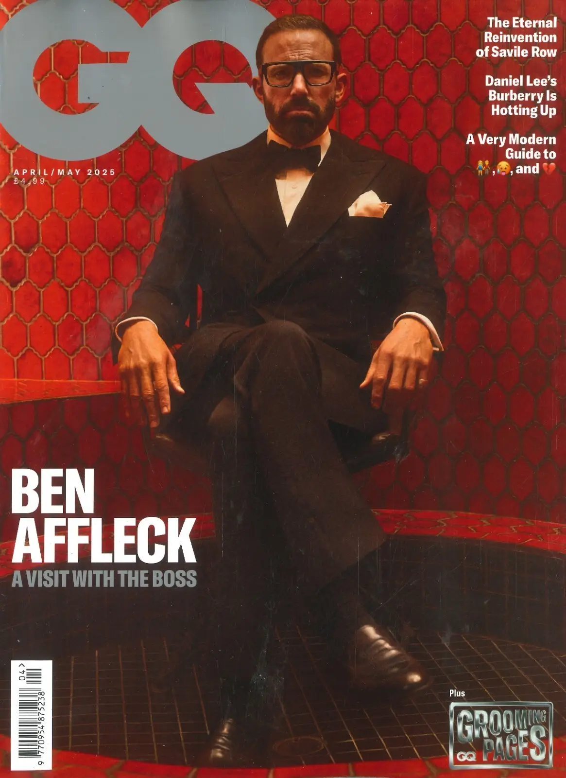 GQ Magazine, Ben Affleck, Cosmo Jarvis, Daniel Lee's Burberry, April May 2025