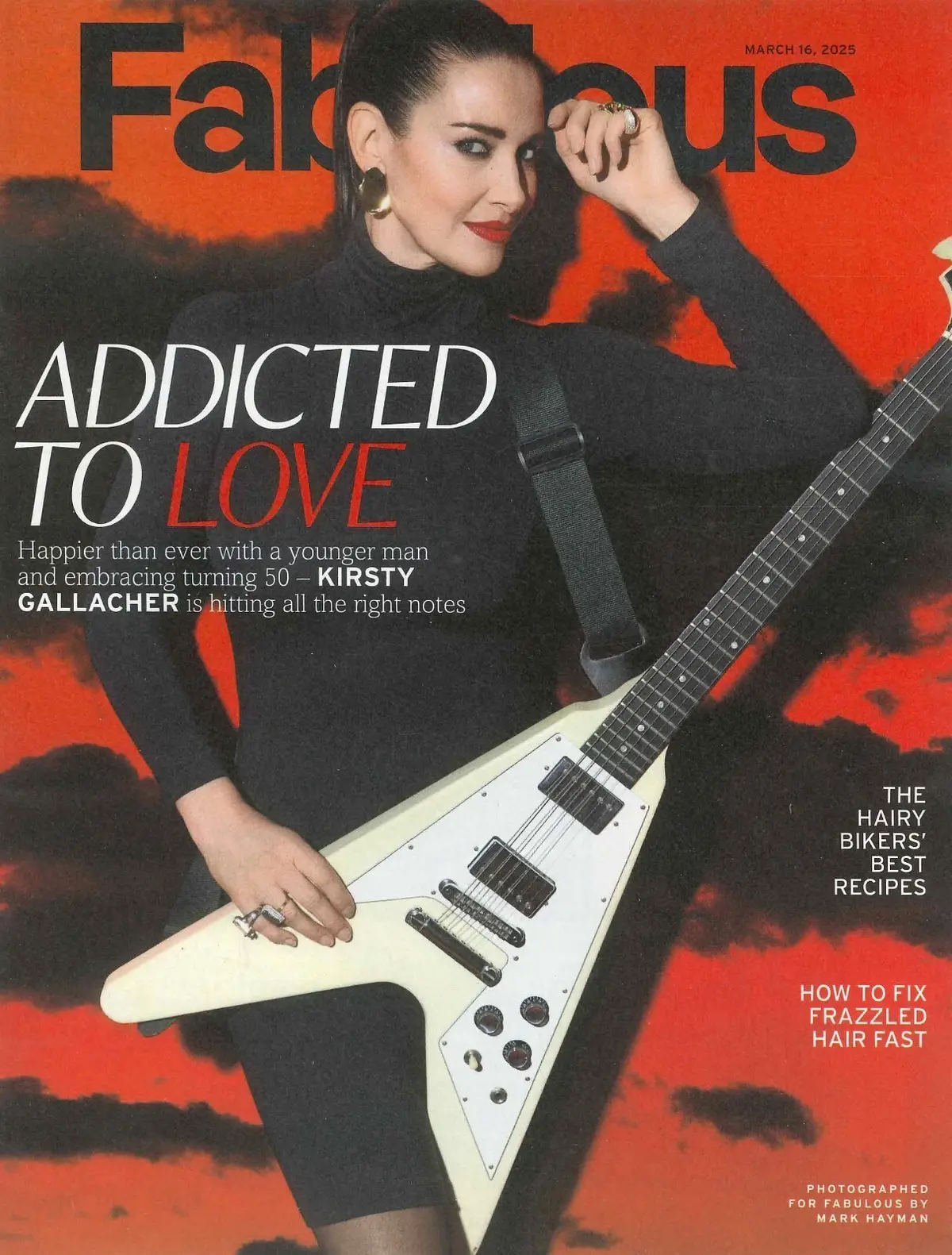 Fabulous Magazine: Kirsty Gallacher, Wendi Peters, Twiggy, Karren Brady, 16.3.25