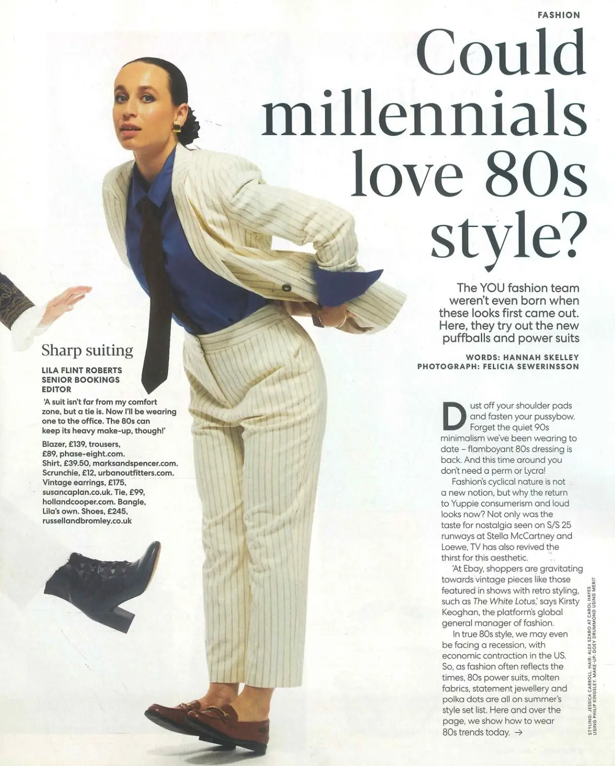 You Magazine: 80s Style, Jon Culshaw, Tony Hadley, Jilly Cooper, Prada, 18.5.25 - image 3 | Free standard UK delivery included | Discount Quality Products