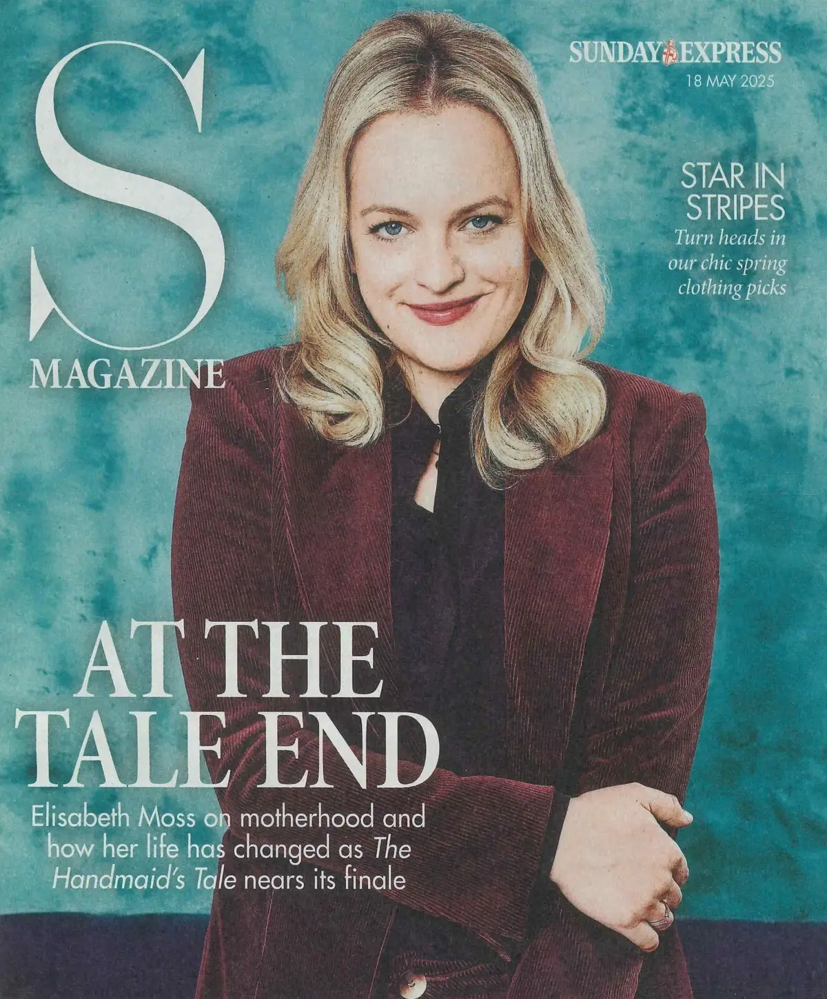 Sunday Express Magazine: Elisabeth Moss, Van Morrison, Fashion, Interior 18.5.25