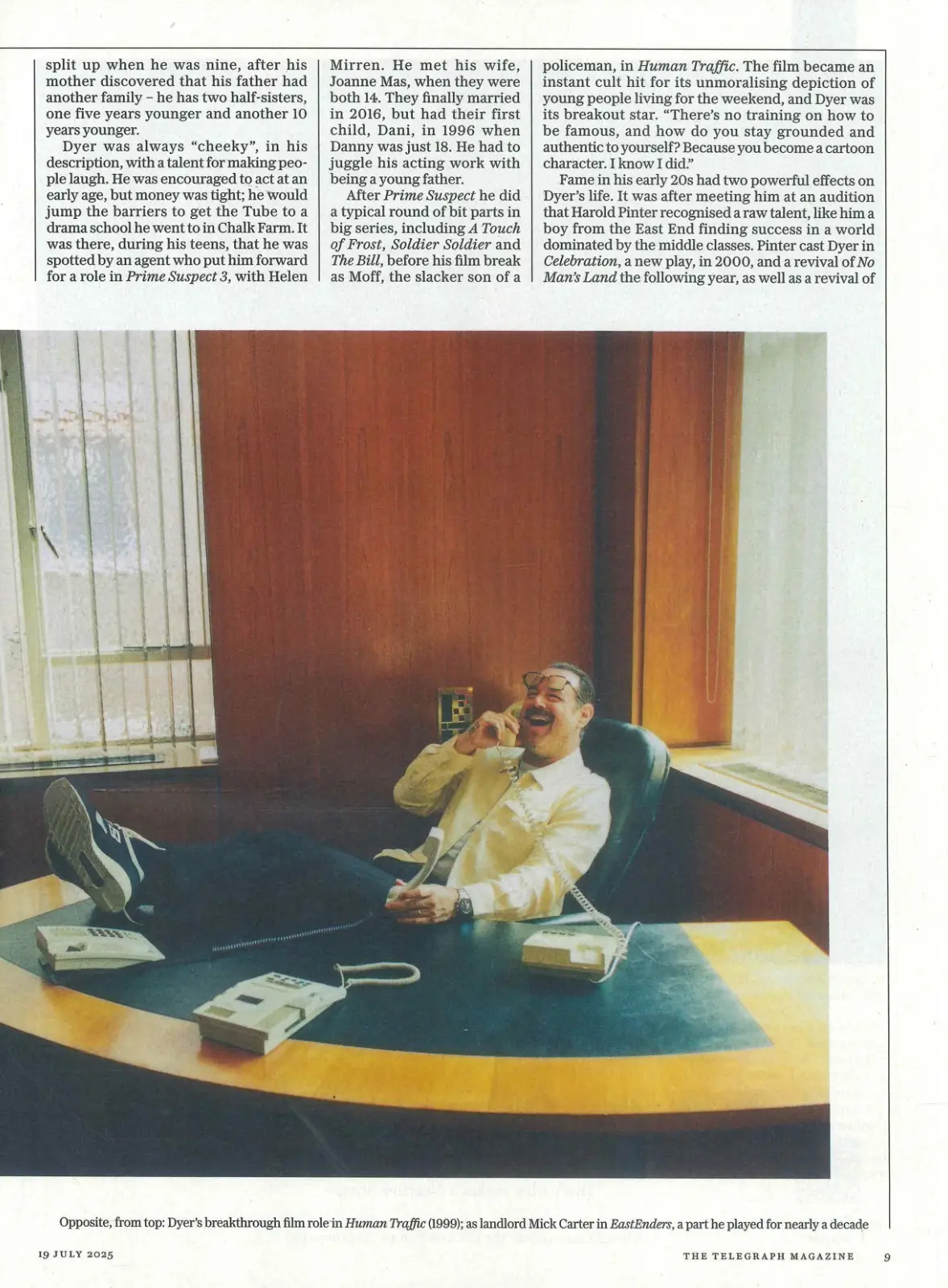 Telegraph Magazine: Danny Dyer, Mo Farah, Richard Madeley, Fashion, 19.7.25 - image 3 | Free standard UK delivery included | Discount Quality Products