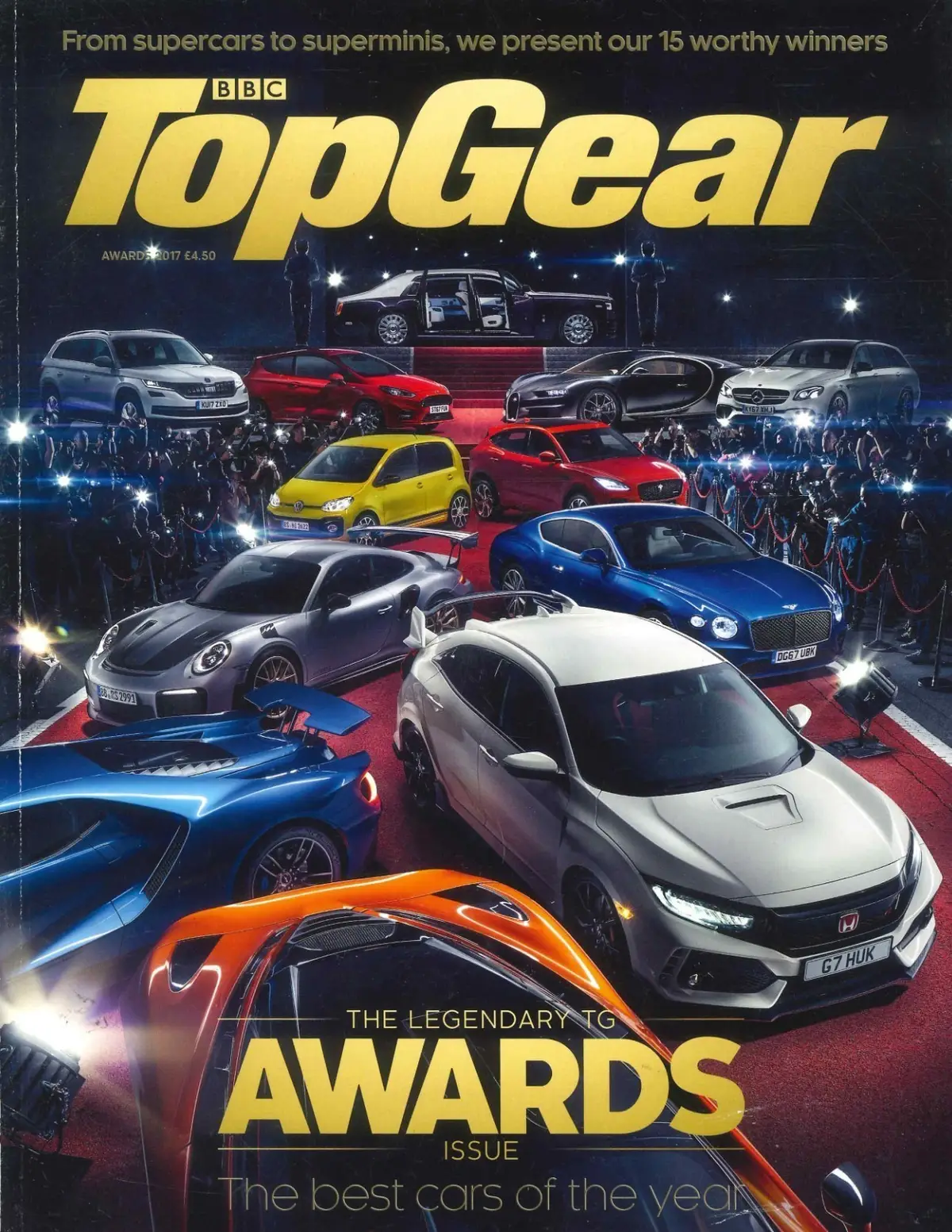 BBC Top Gear Magazine: Issue #303, Jaguar XJR, Tesla, Mercedes AMG, Awards 2017
