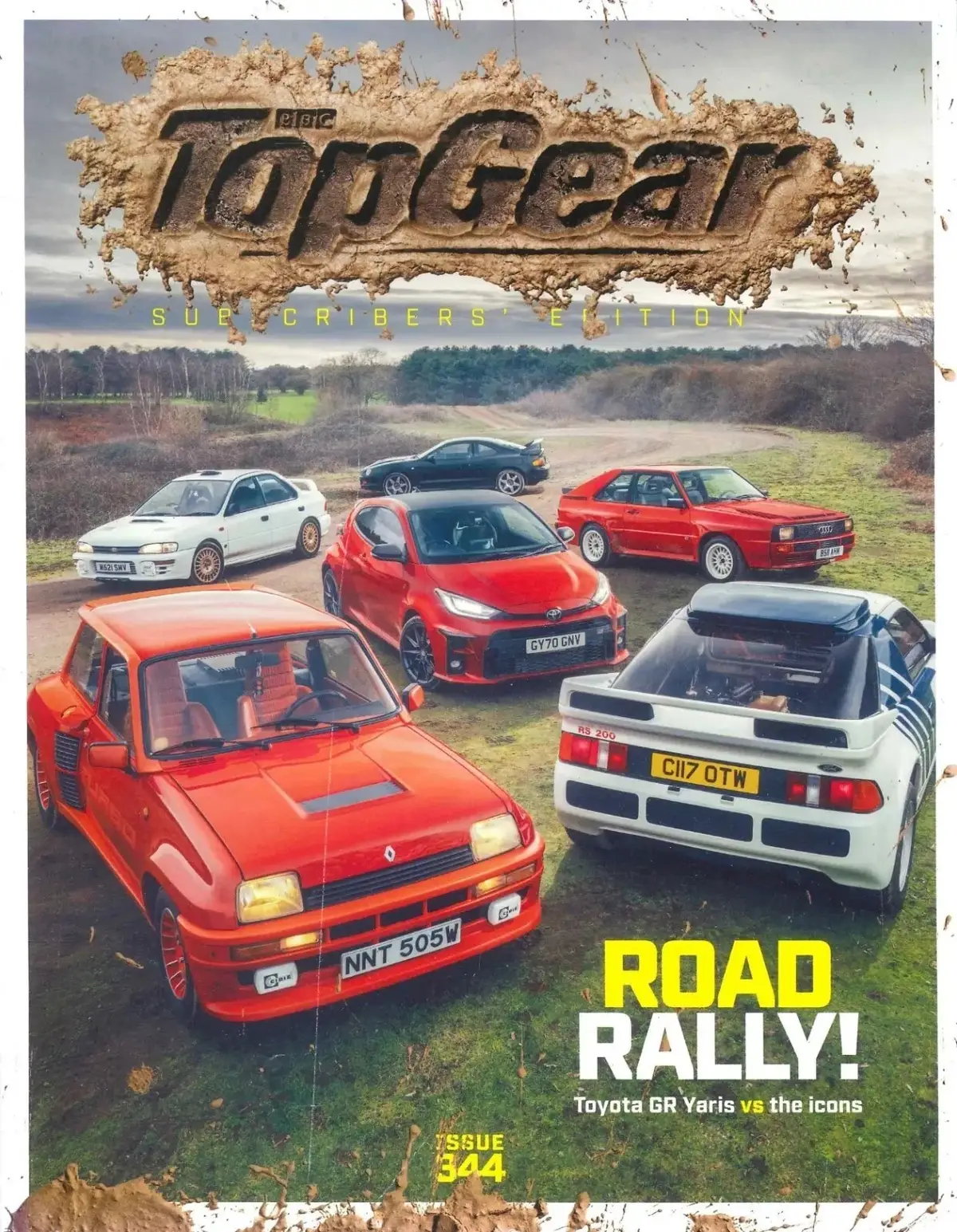 BBC Top Gear Magazine: Issue #344, Road Rally, Toyota GR, McLaren, Feb 2021