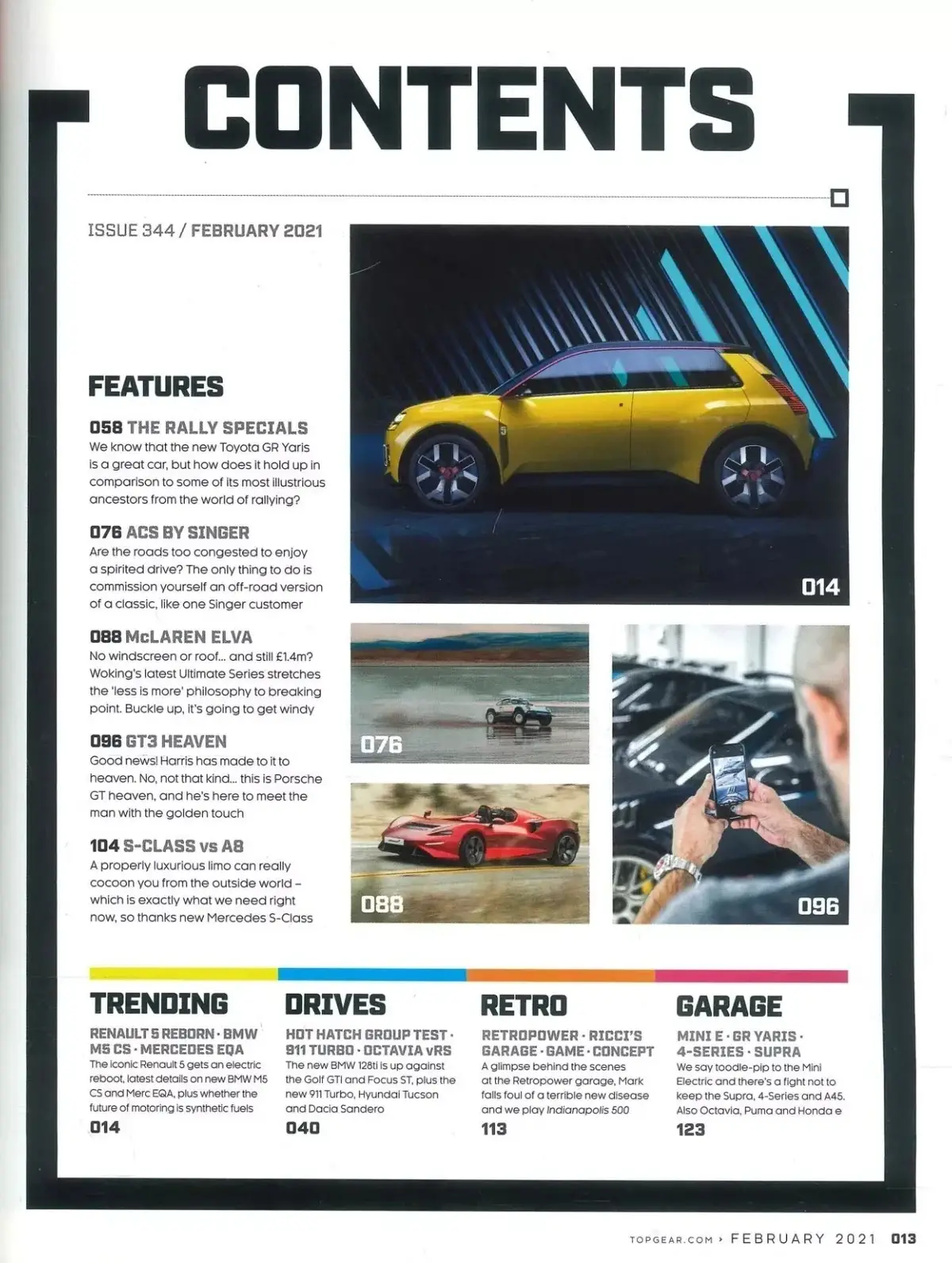 BBC Top Gear Magazine: Issue #344, Road Rally, Toyota GR, McLaren, Feb 2021 - image 3 | Free standard UK delivery included | Discount Quality Products