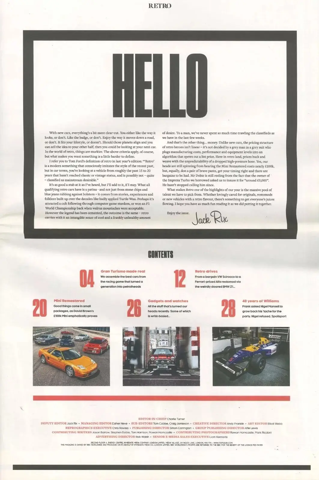 BBC Top Gear Magazine Supplement: Retro, Gran Turismo, BMW Z1, Nigel Mansell - image 2 | Free standard UK delivery included | Discount Quality Products