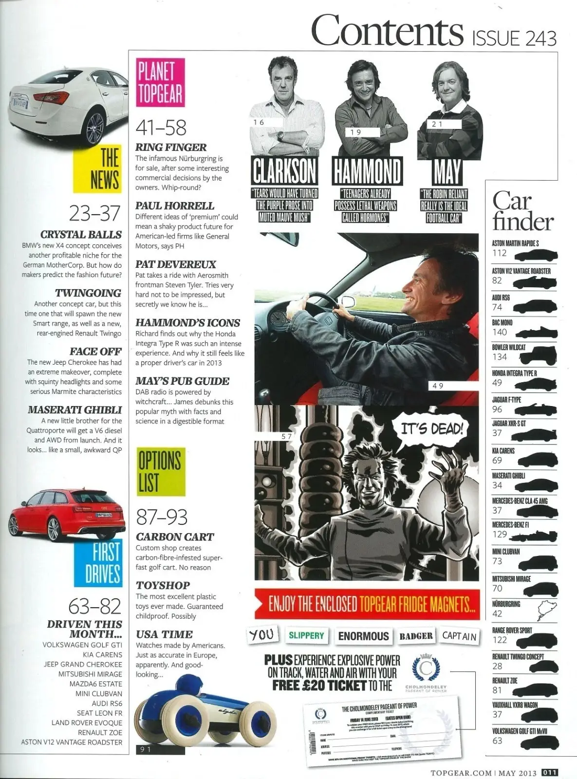 BBC Top Gear Magazine #243, Jaguar F-Type, Aston Martin, May 2013 (Slight Wear) - image 4 | Free standard UK delivery included | Discount Quality Products