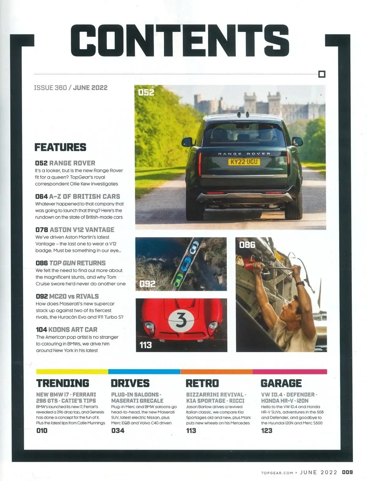 BBC Top Gear Magazine: Issue #360, Range Rover, Aston V12 Vantage, June 2022 - image 3 | Free standard UK delivery included | Discount Quality Products