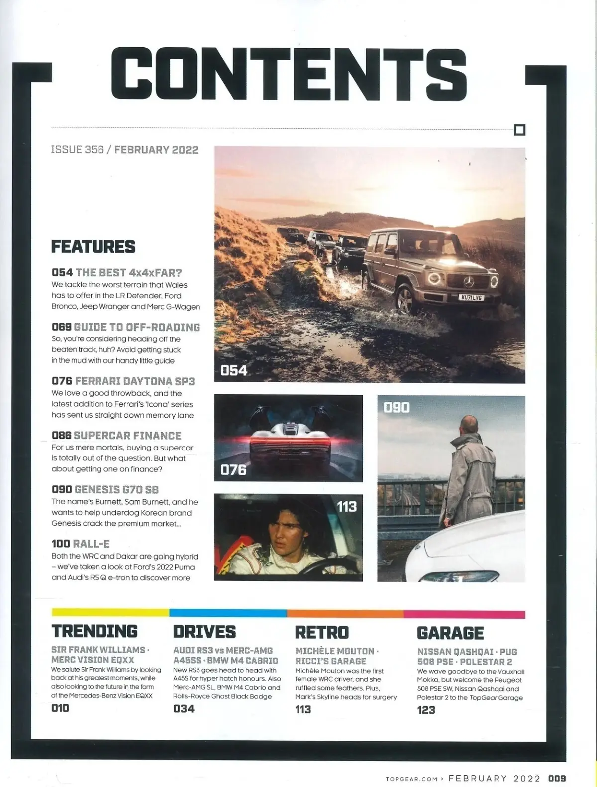 BBC Top Gear Magazine: Issue 356, Off-Road, Ferrari Daytona, Land Rover Feb 2022 - image 3 | Free standard UK delivery included | Discount Quality Products